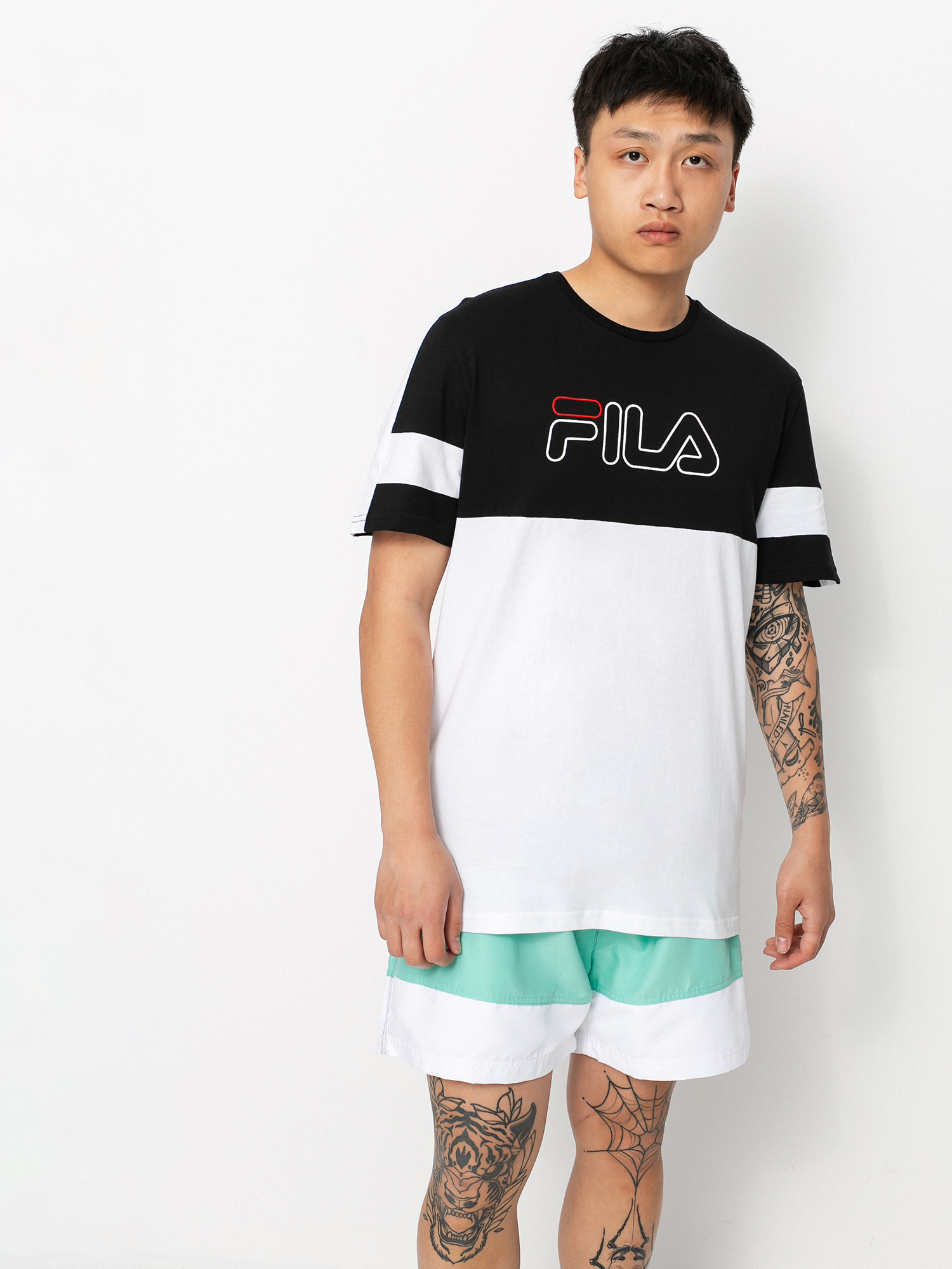 T-shirt Fila Jadon Blocked (bright/white black)