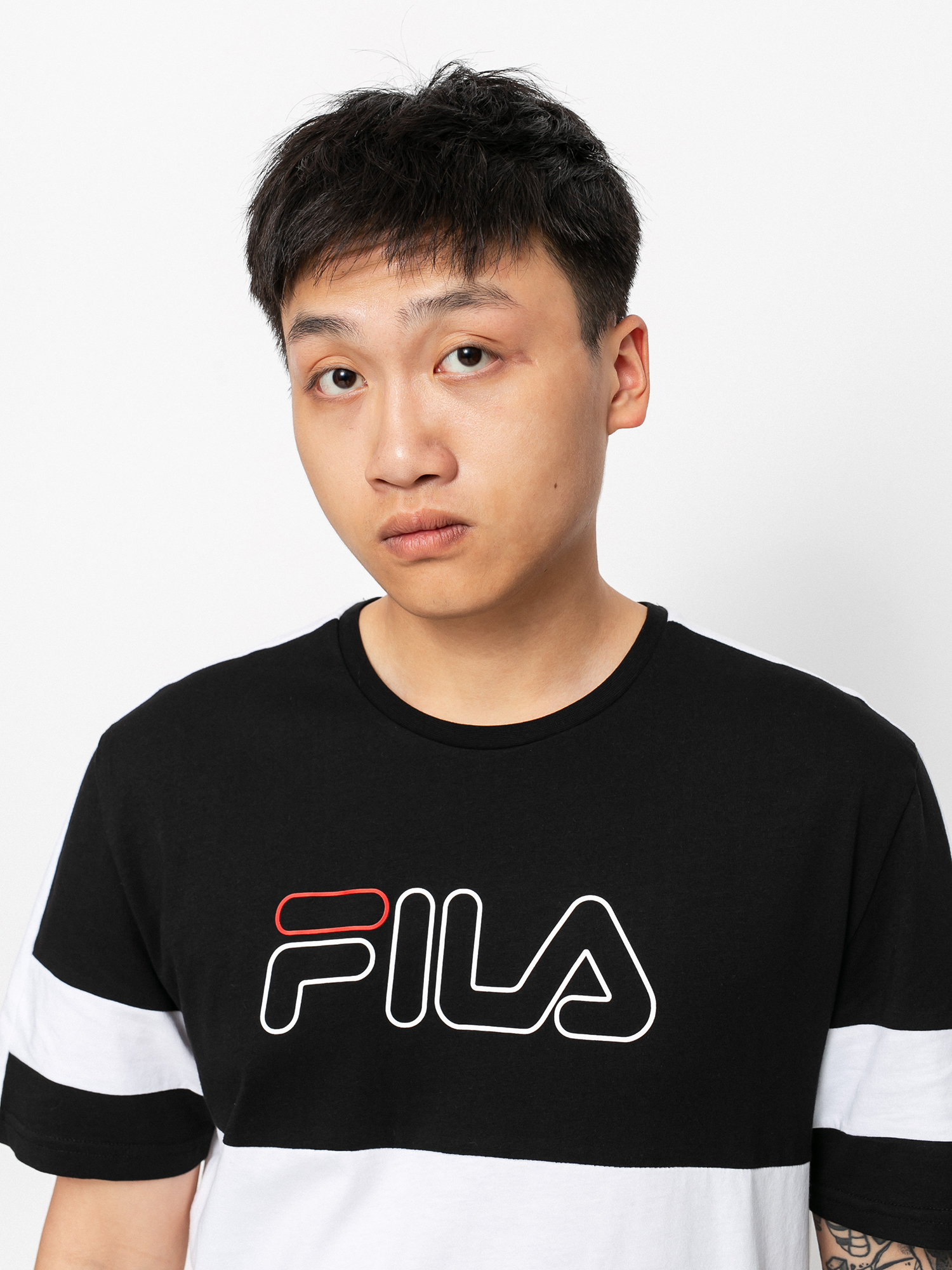T-shirt Fila Jadon Blocked (bright/white black)
