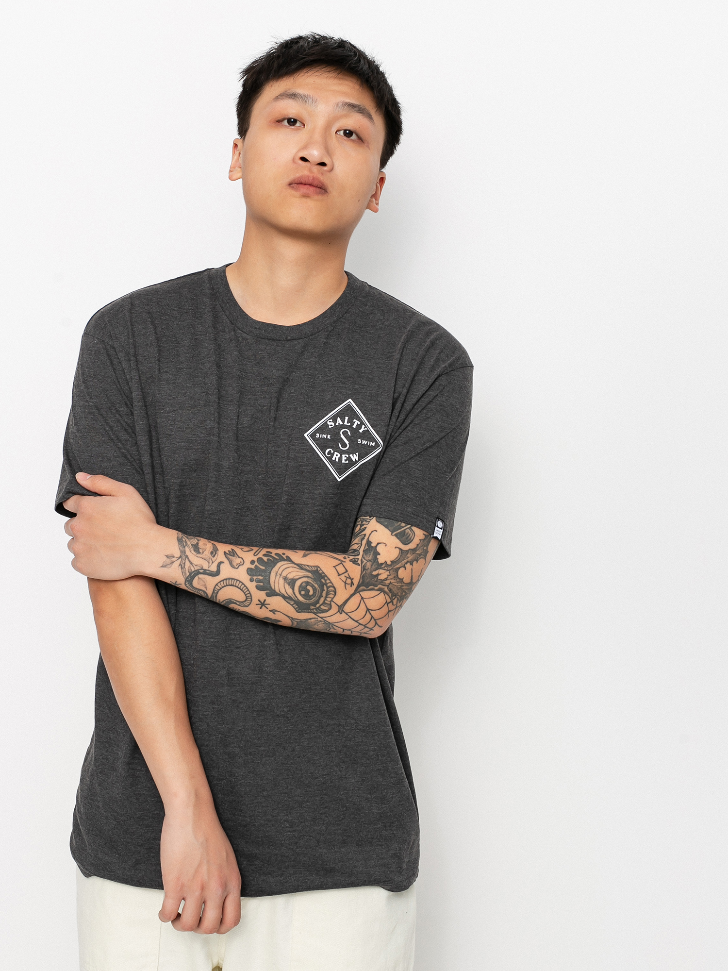 T-shirt Salty Crew Tippet (charcoal)