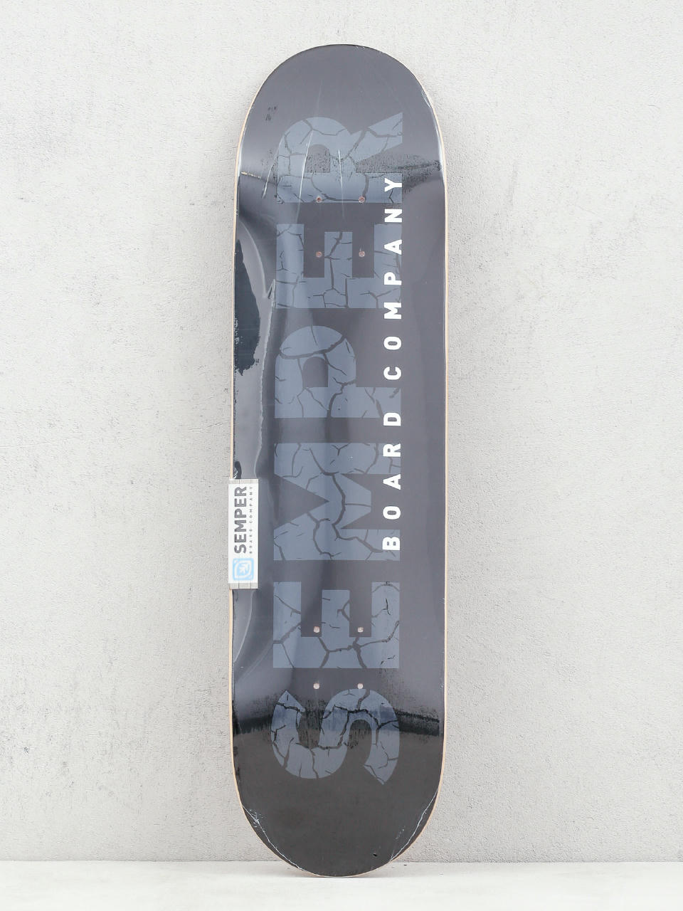 Deck Semper Skateboards Crack (black/grey)