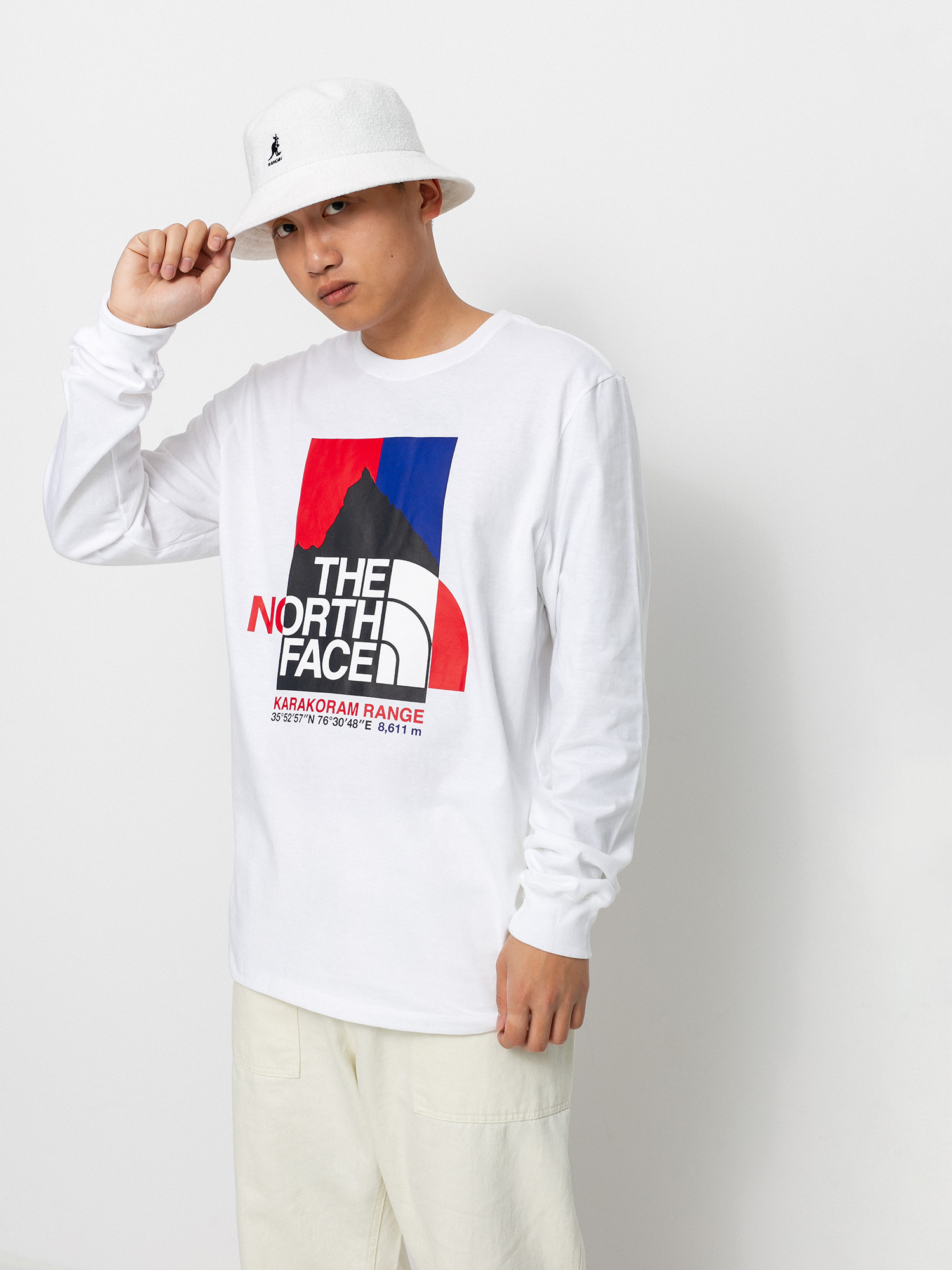 Longsleeve The North Face Karakoram Graphic (tnf white)