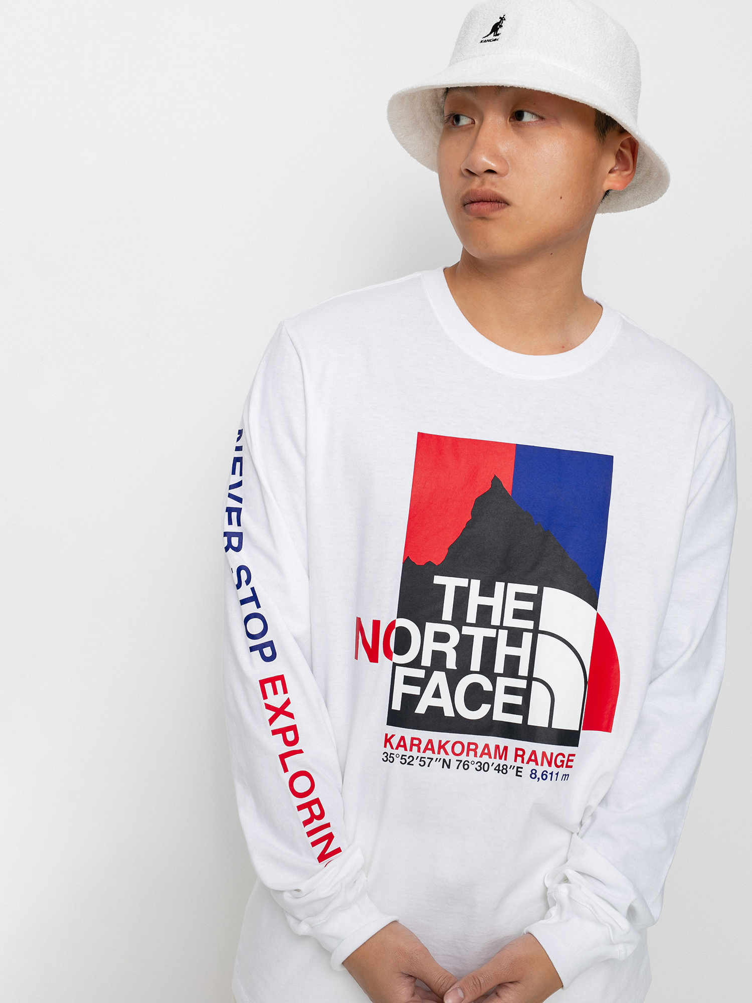 Longsleeve The North Face Karakoram Graphic (tnf white)