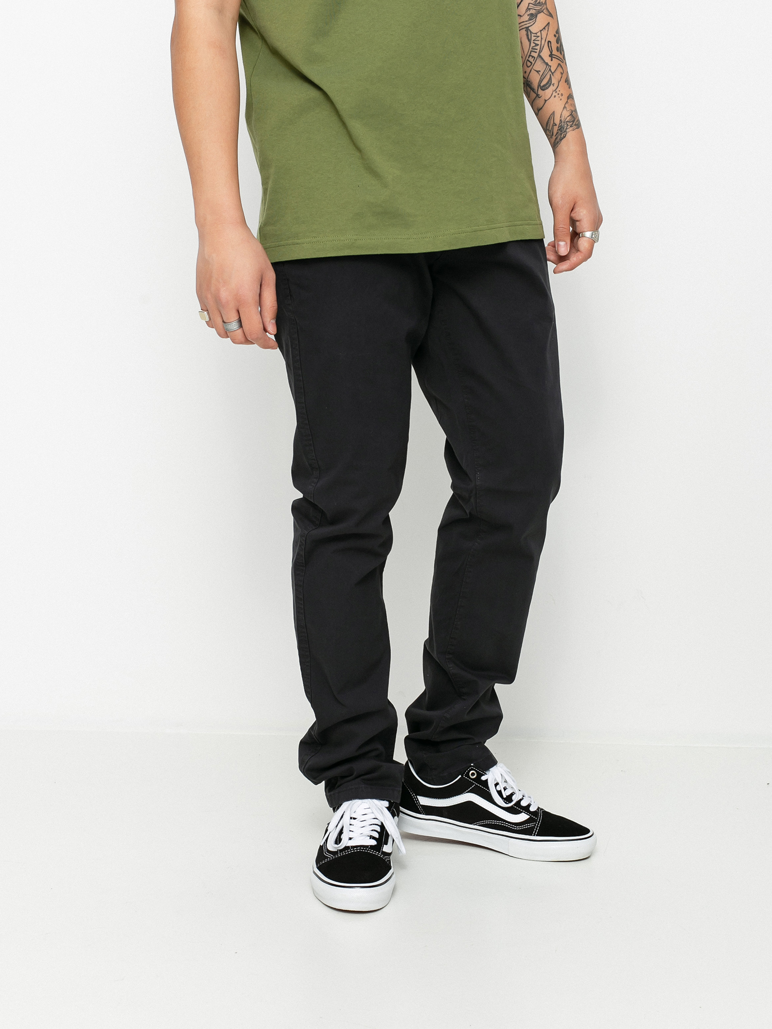 Spodnie RVCA Daggers Chino (rvca black)