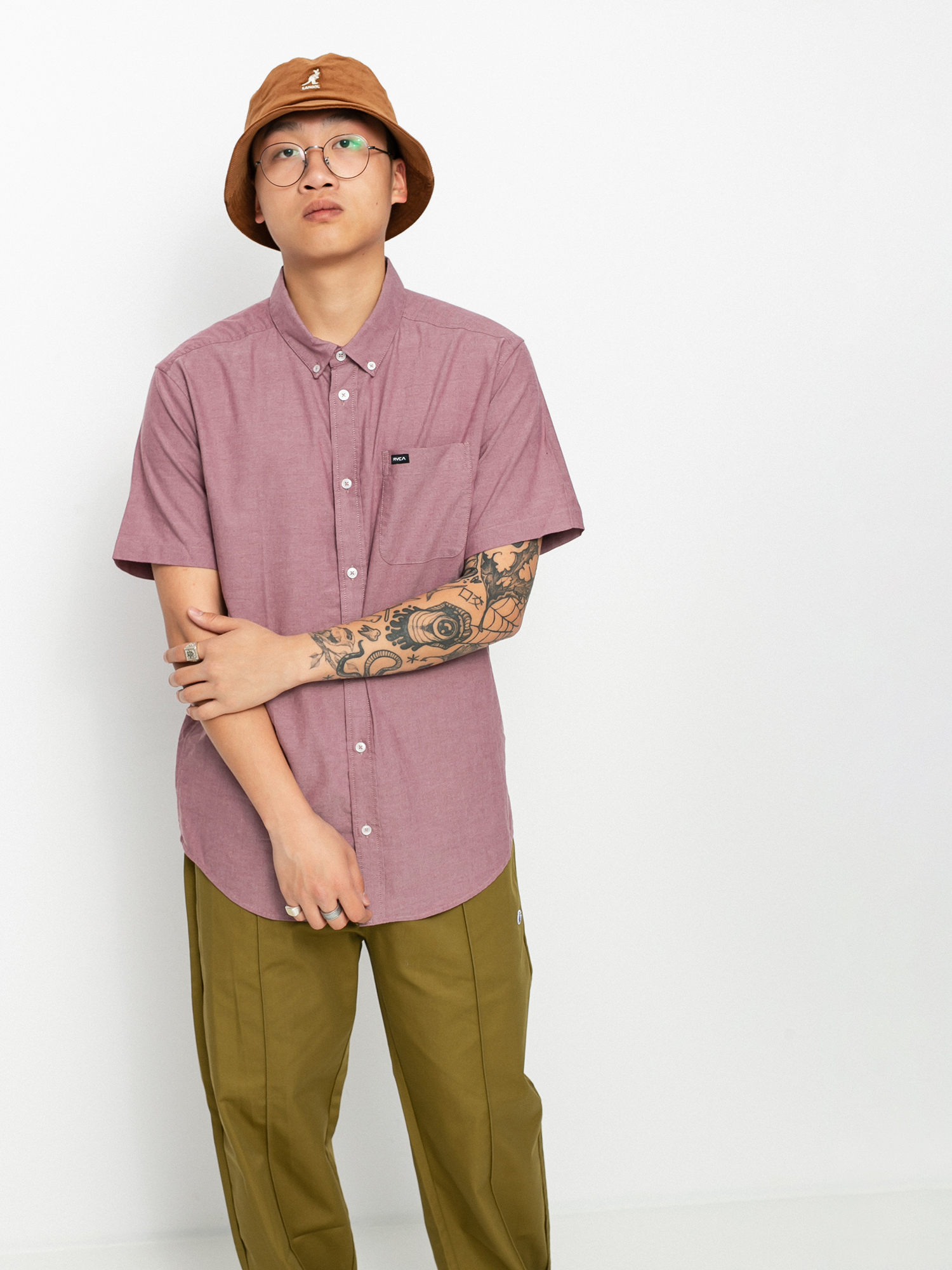 Koszula RVCA Thatll Do Stretch (cranberry)