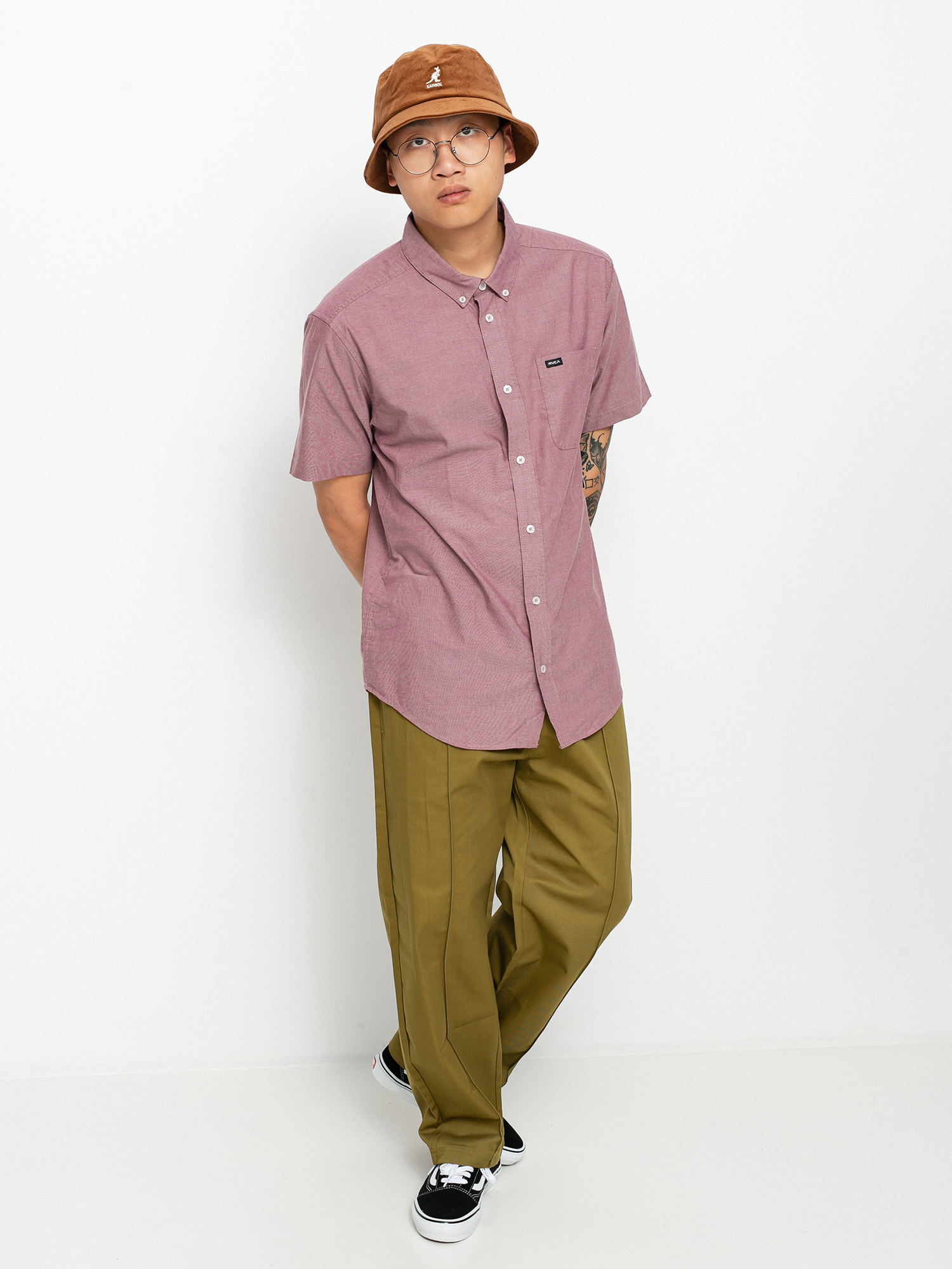 Koszula RVCA Thatll Do Stretch (cranberry)