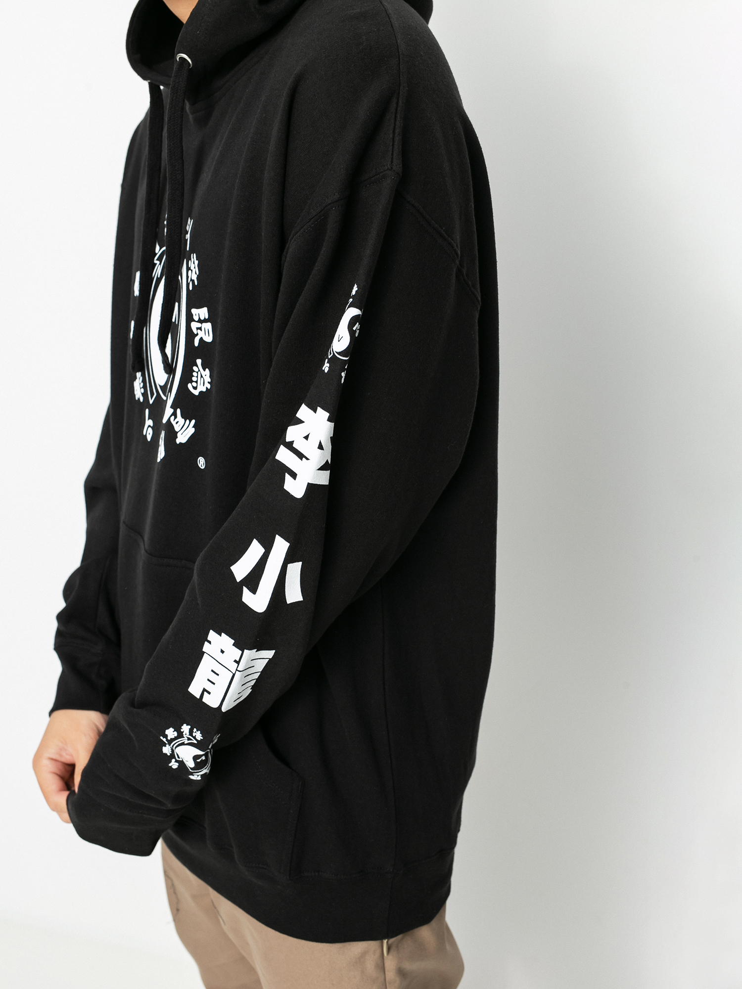Bluza z kapturem RVCA Eighty Years HD (black)
