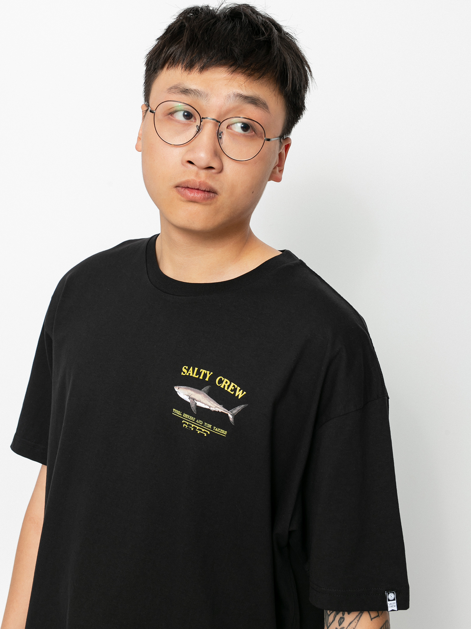 T-shirt Salty Crew Bruce Prenium (black)