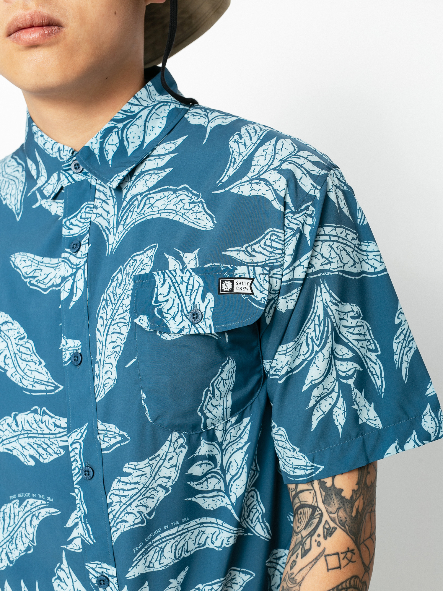 Koszula Salty Crew Westerly Uv (indigo)