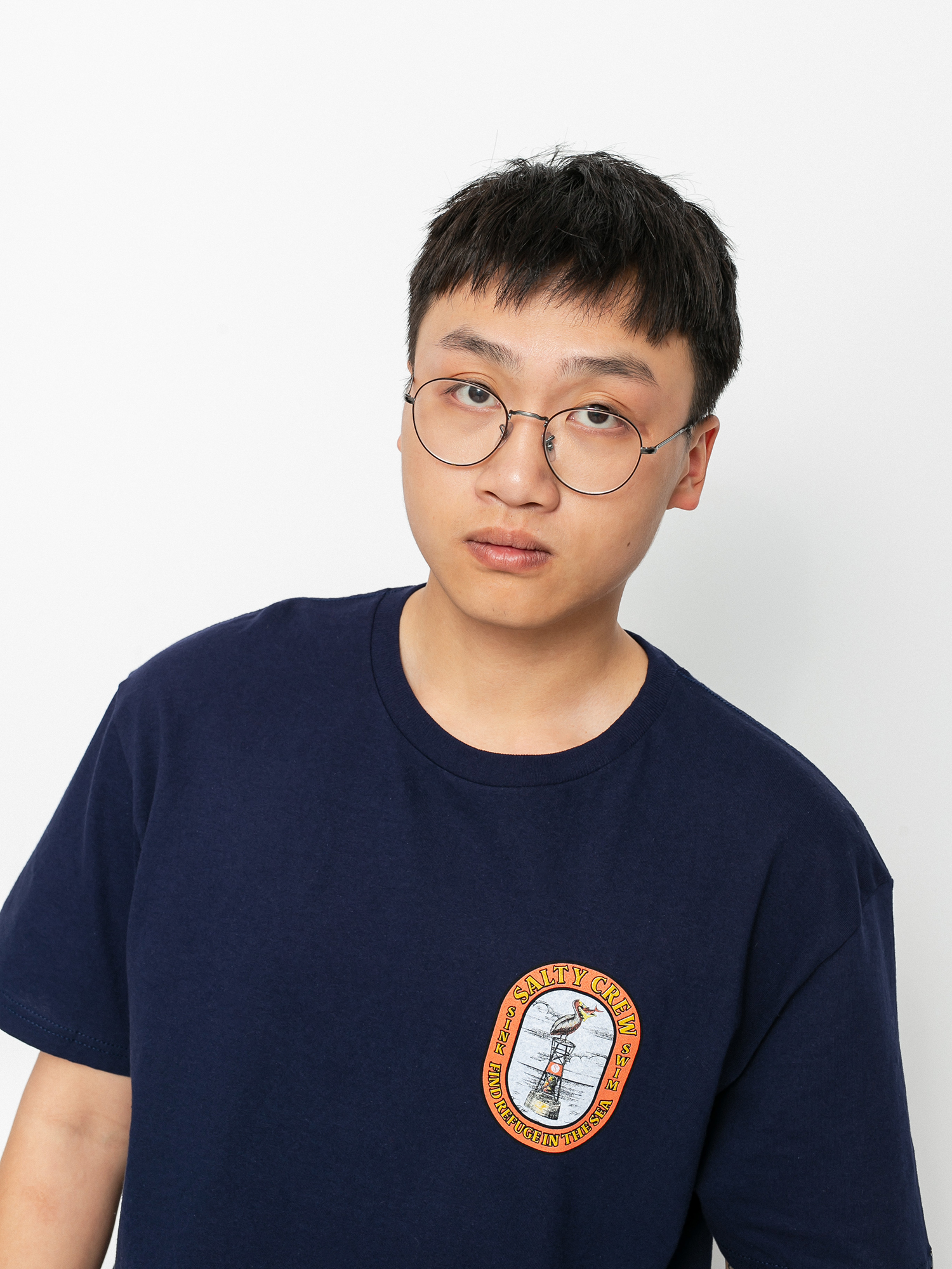 T-shirt Salty Crew Perched Standard (navy)