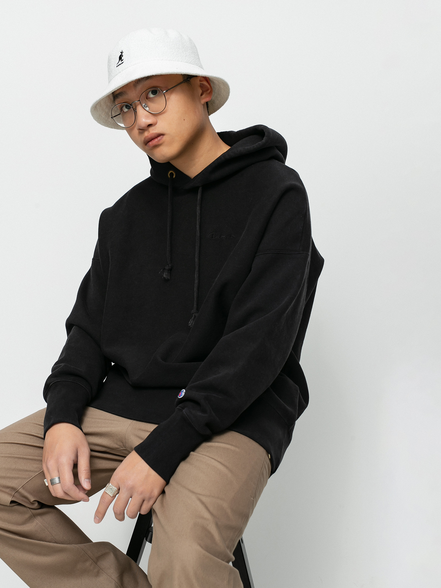 Bluza z kapturem Champion Sweatshirt HD 216204 (nbk)