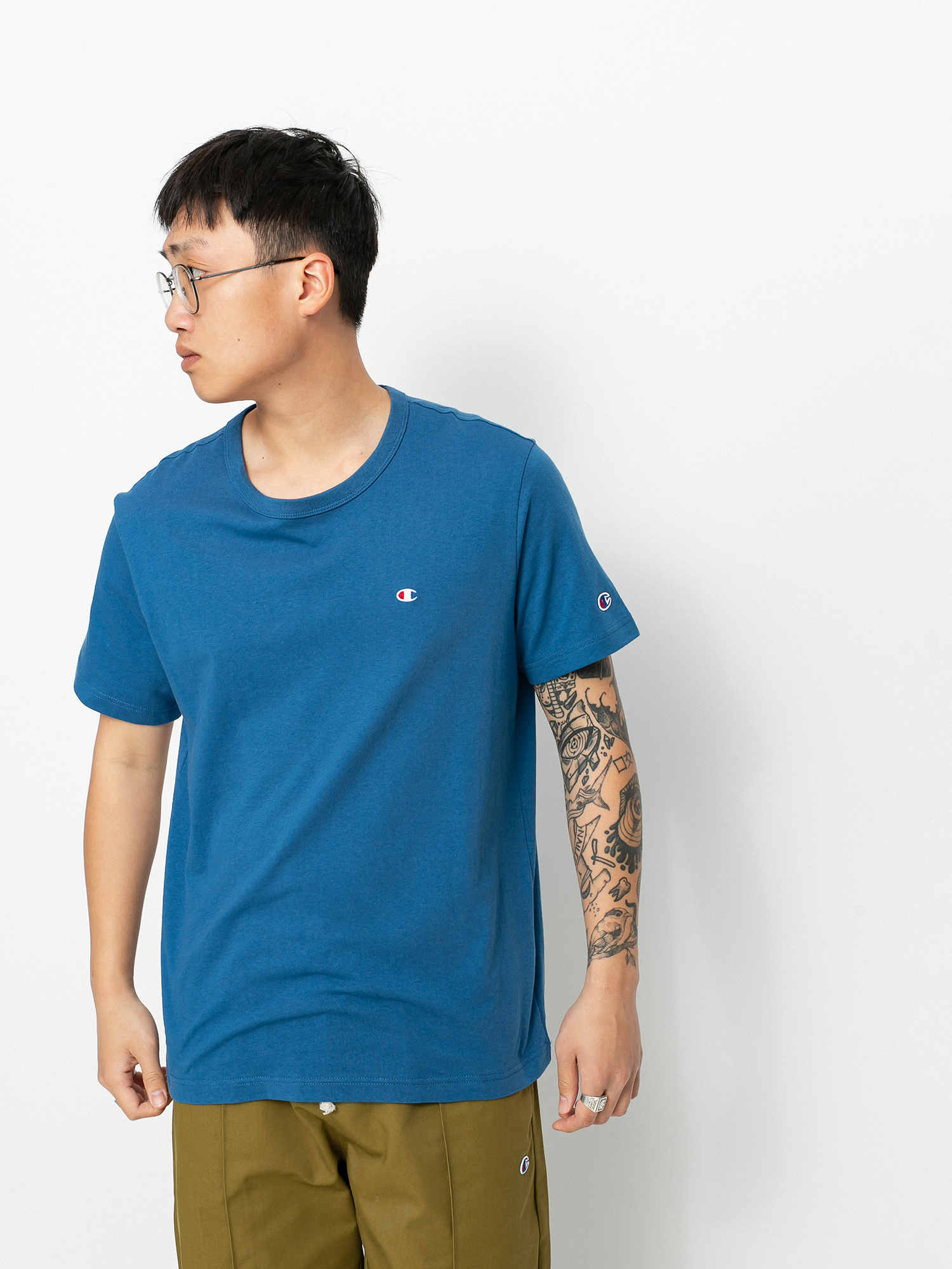T-shirt Champion Crewneck 214674 (drb)