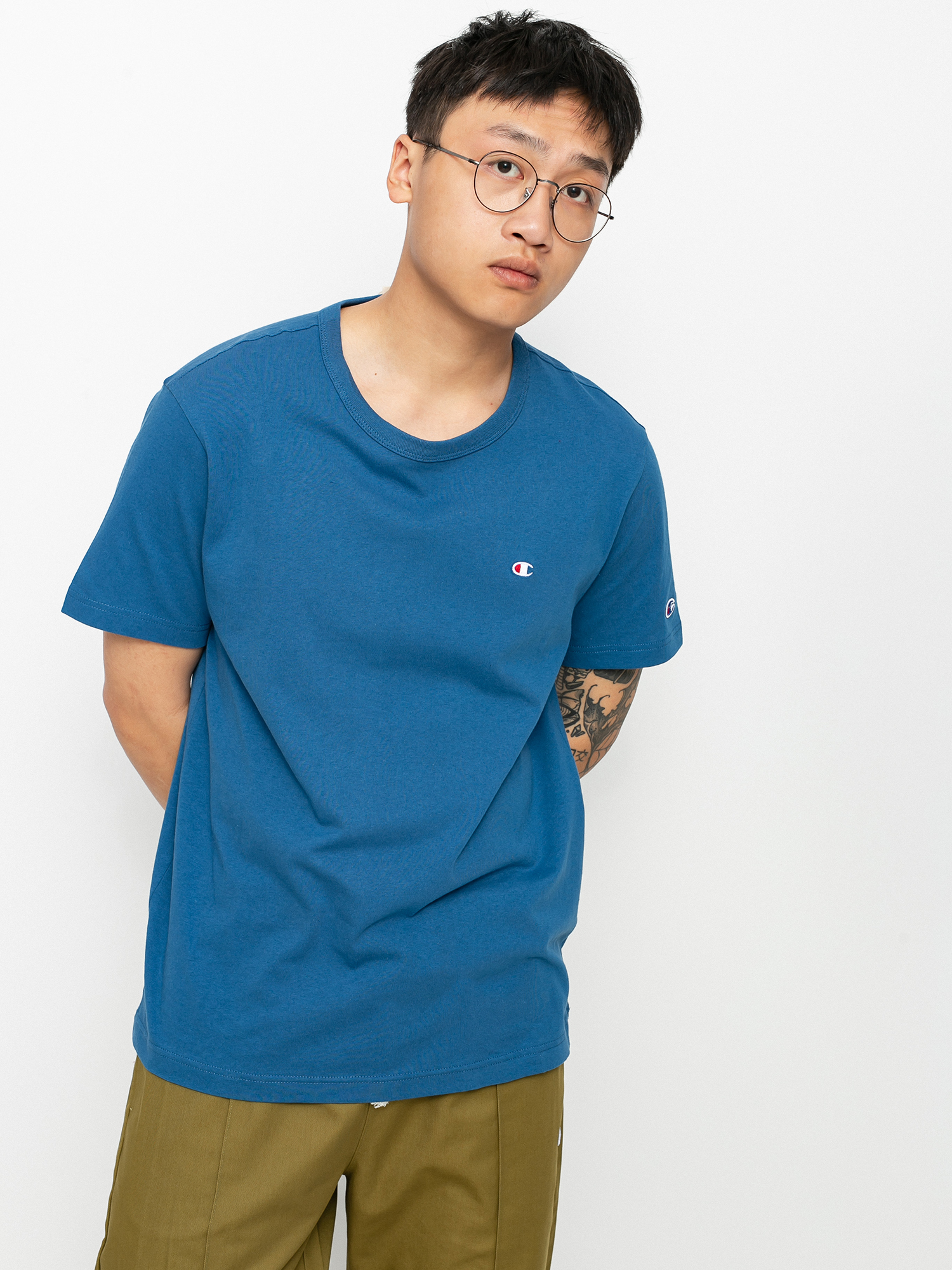 T-shirt Champion Crewneck 214674 (drb)