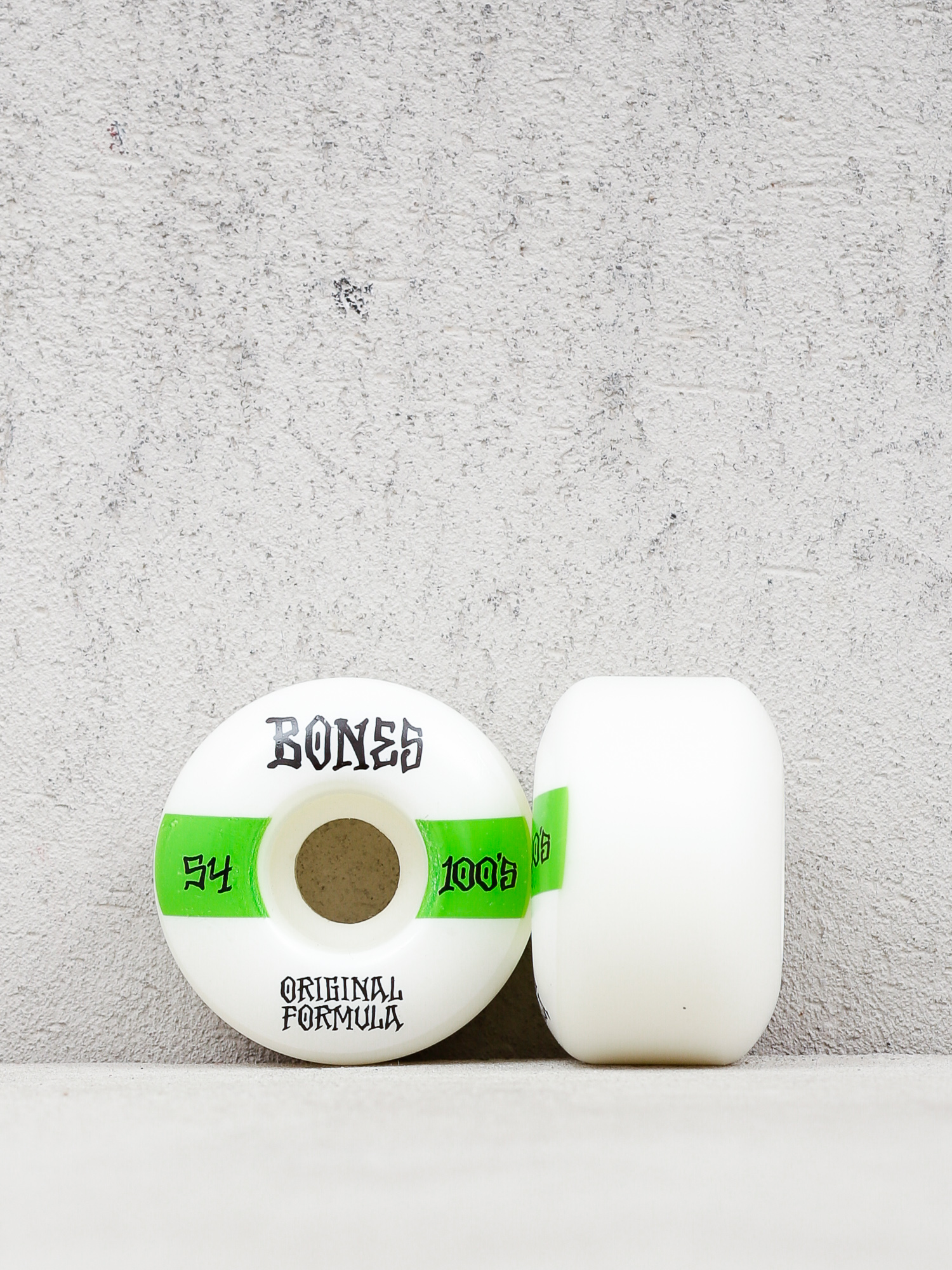 Kółka Bones Og Formula V4 Wide 100A (white/green)