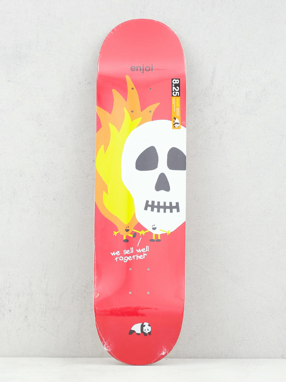 Deck Enjoi Skulls And Flames (red)