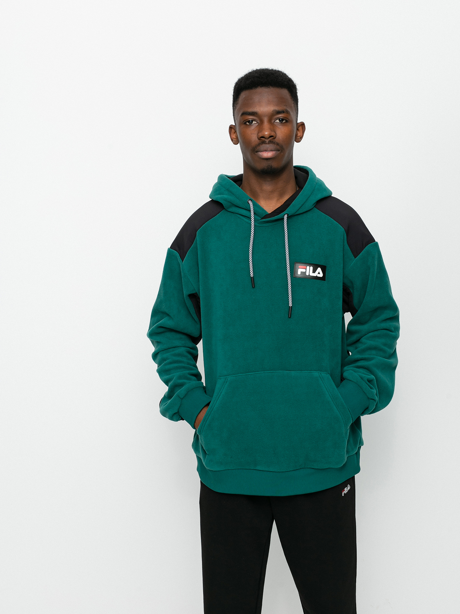 Bluza z kapturem Fila Crevan HD (storm/black)