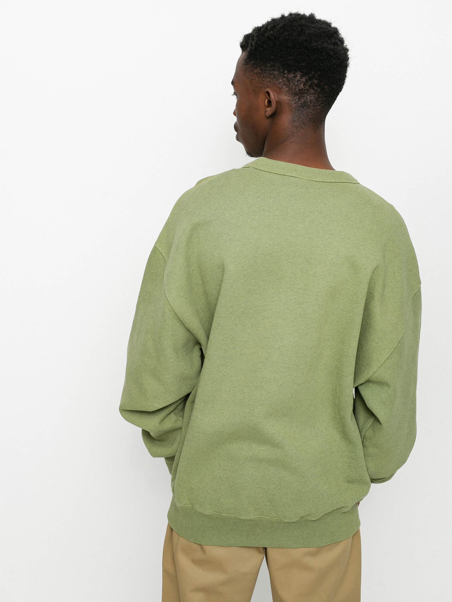 Bluza Polar Skate Patch Crewneck (heather green)