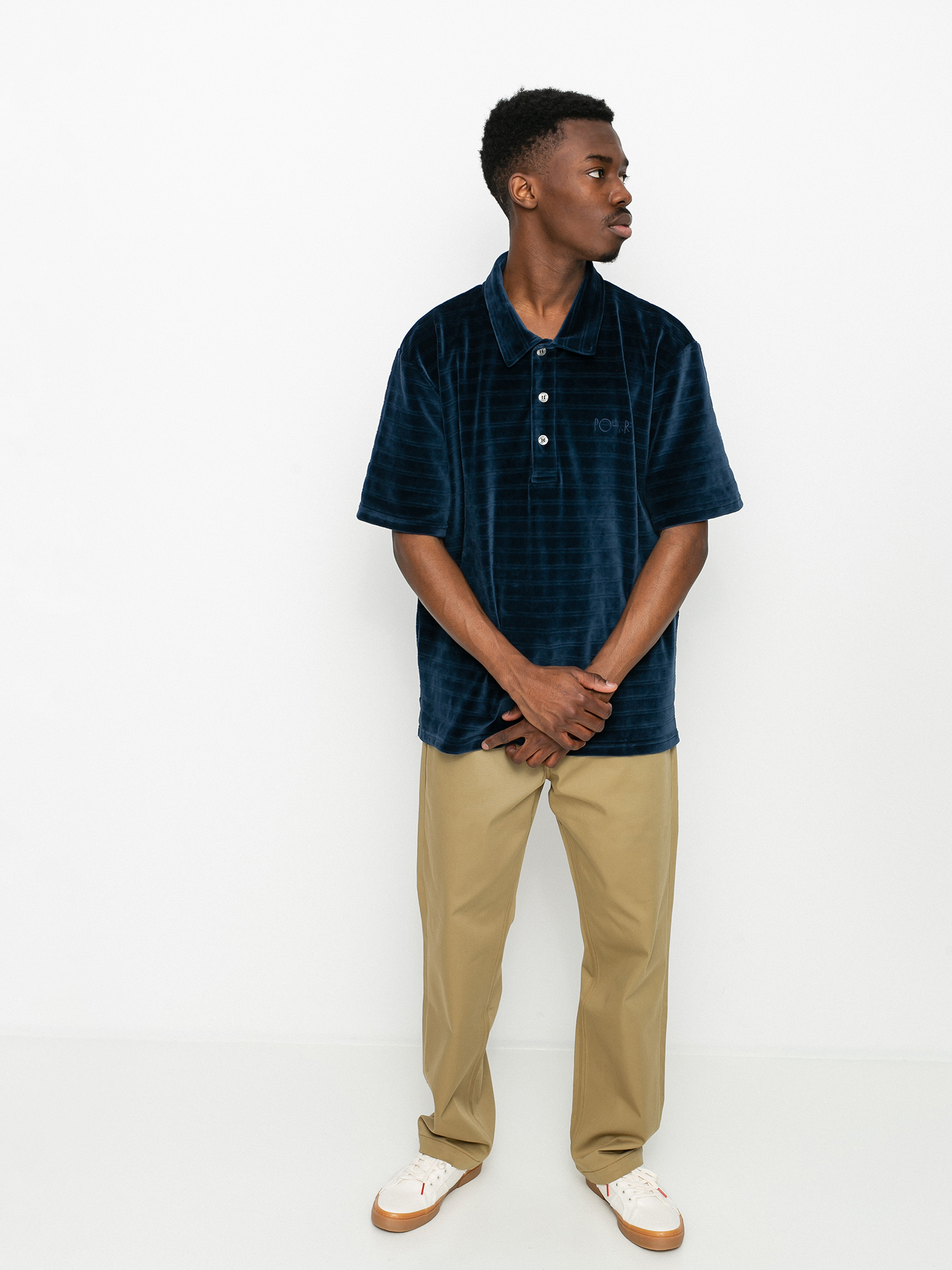 Polo Polar Skate Stripe Velour (navy)
