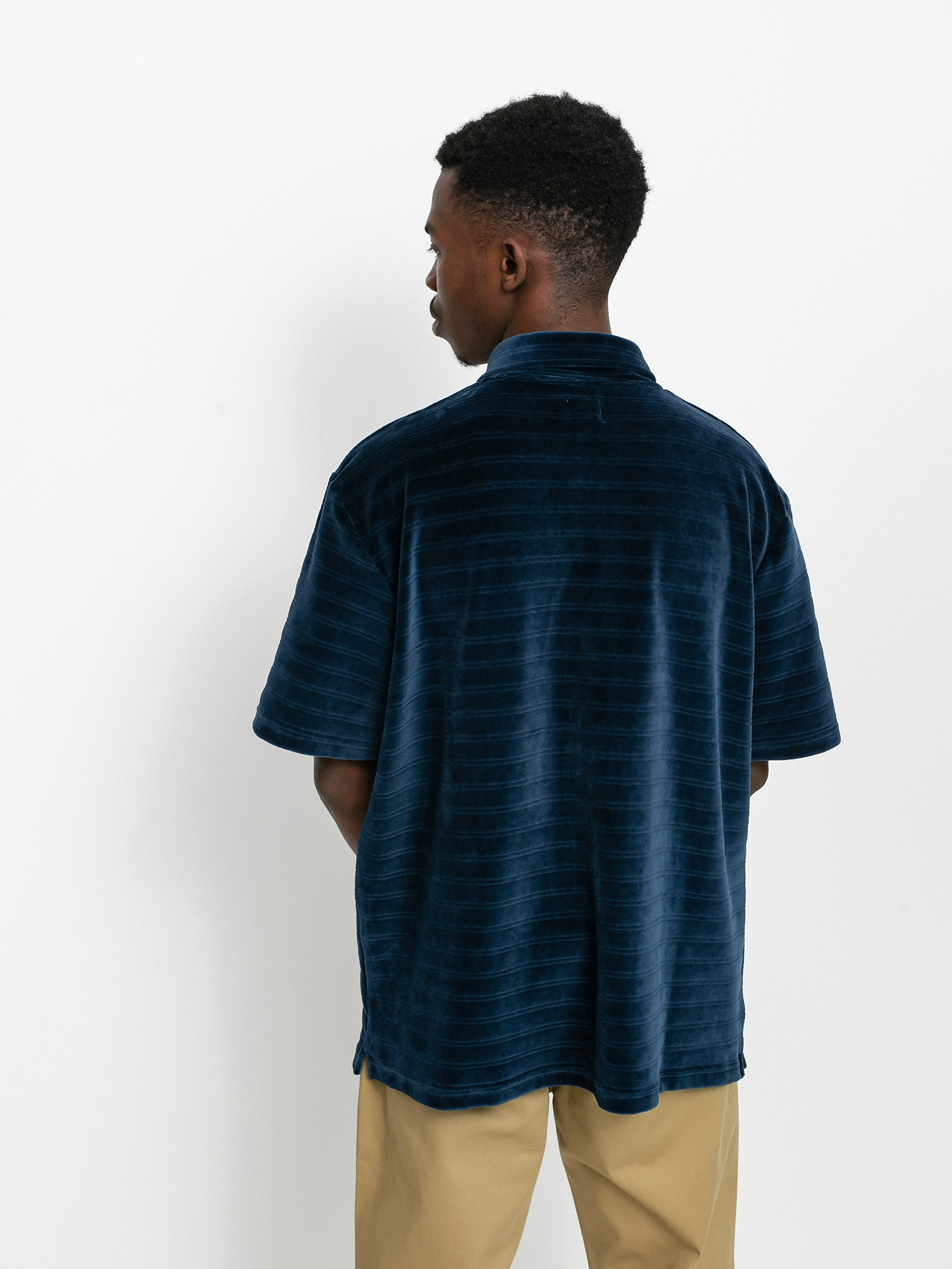 Polo Polar Skate Stripe Velour (navy)
