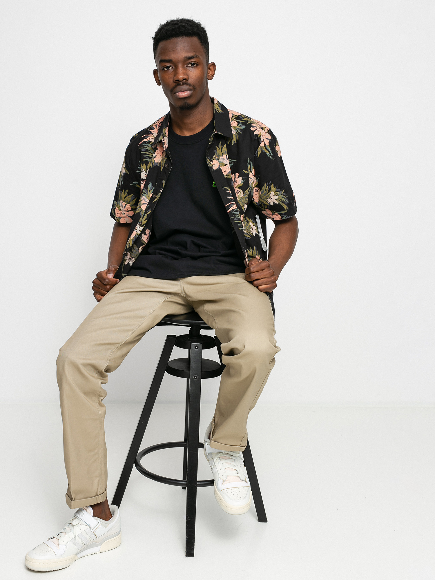 Koszula Volcom Floral With Cheese (black)