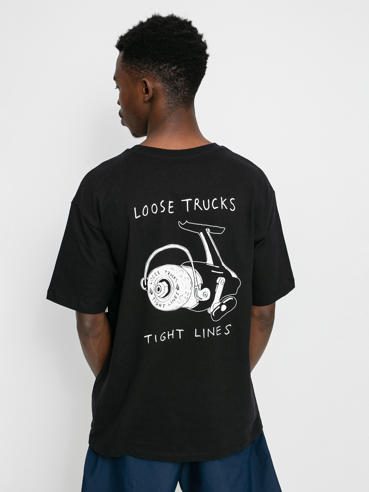 T-shirt Volcom Loose Trucks (black)