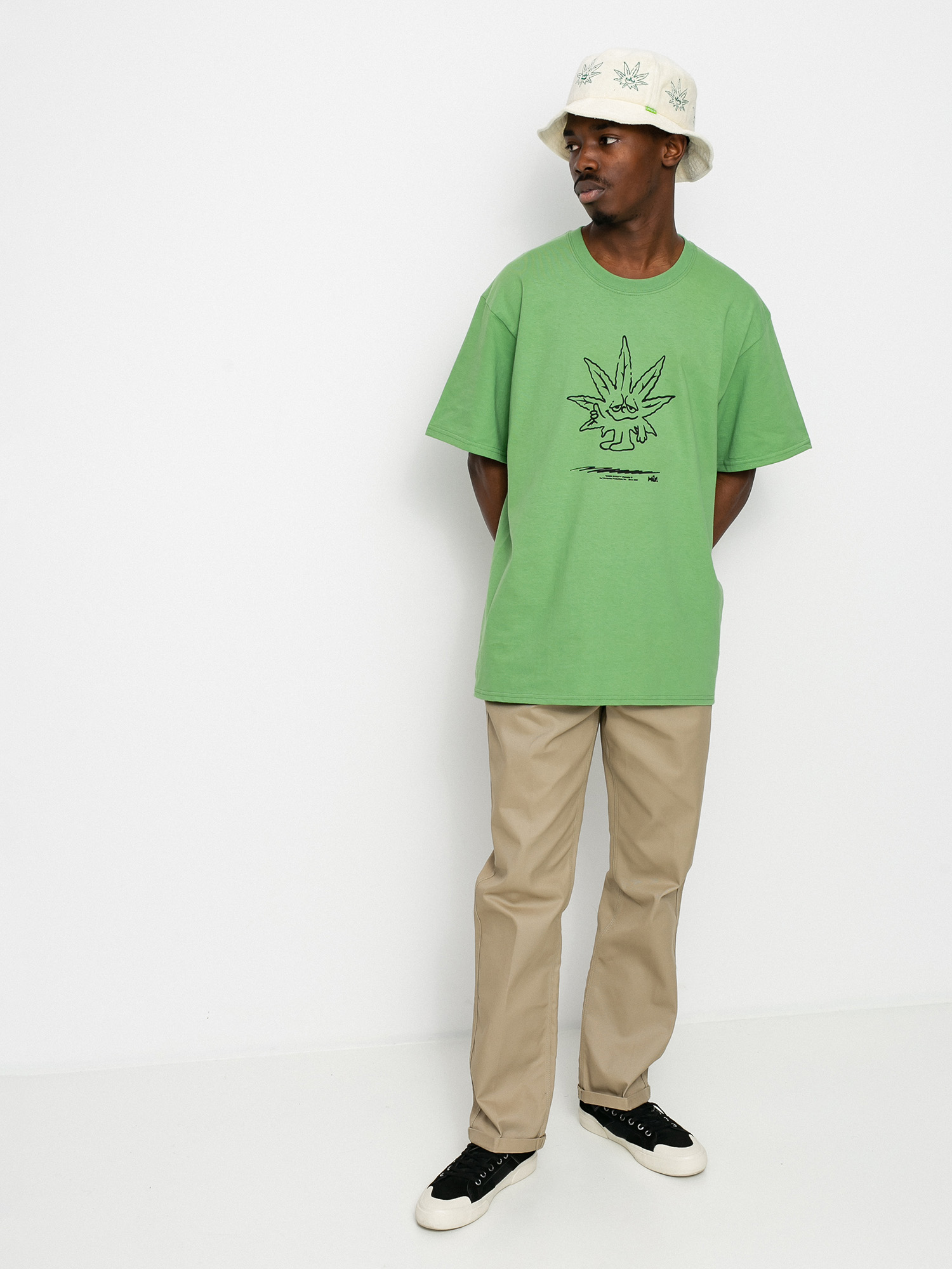 T-shirt HUF X 420 Easy Green (dill green)