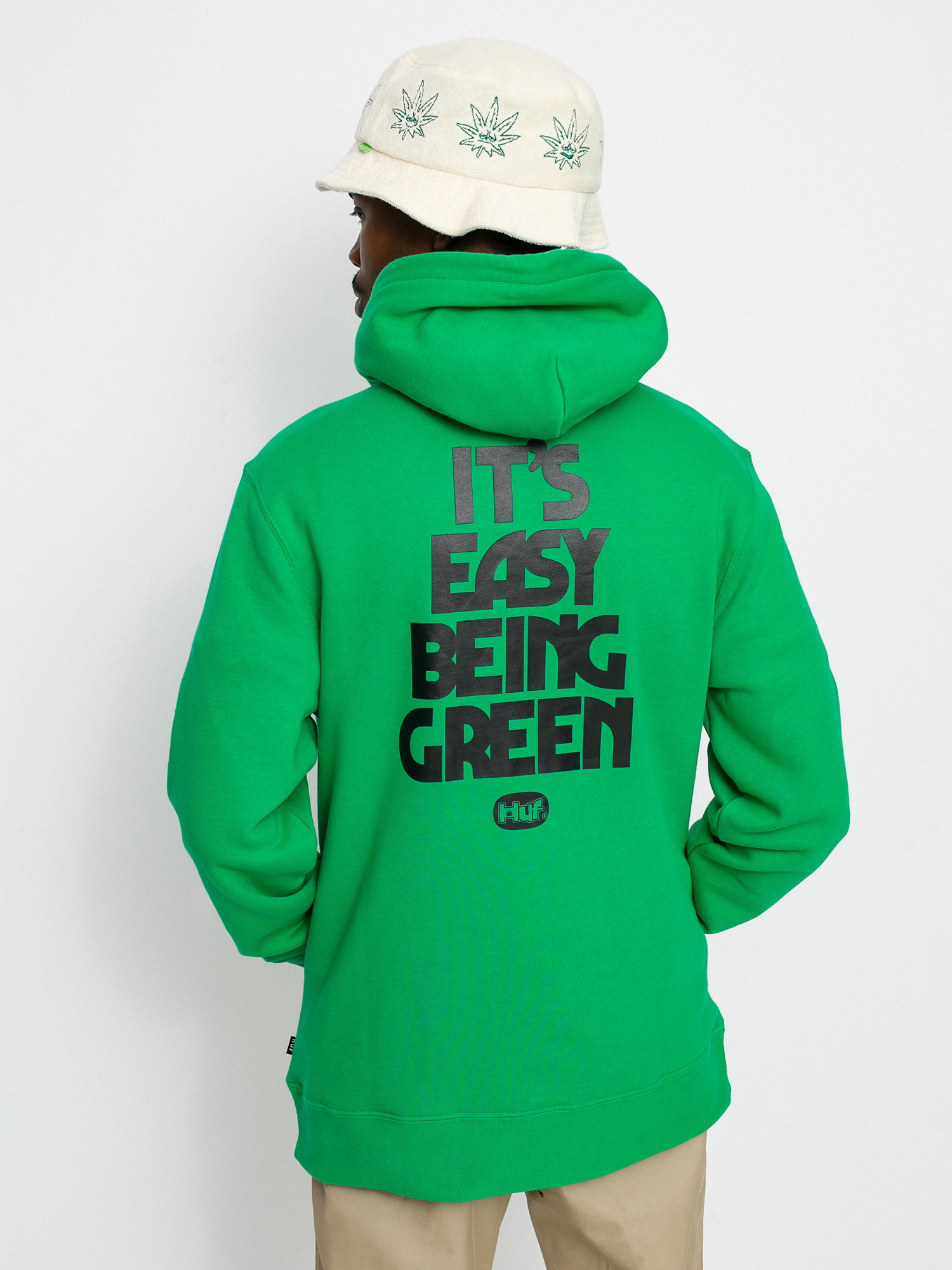Bluza z kapturem HUF X 420 Easy Green HD (green)