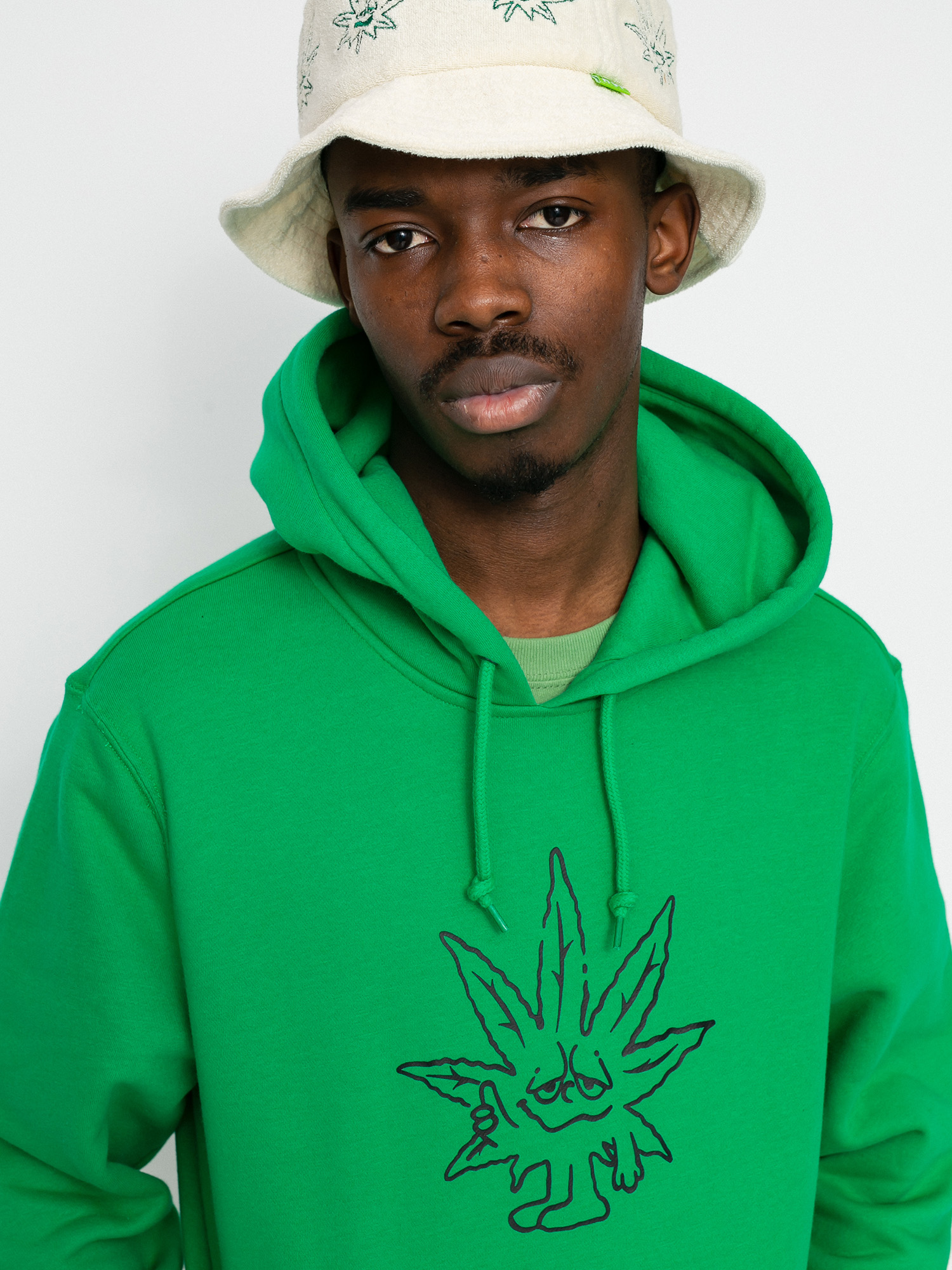 Bluza z kapturem HUF X 420 Easy Green HD (green)