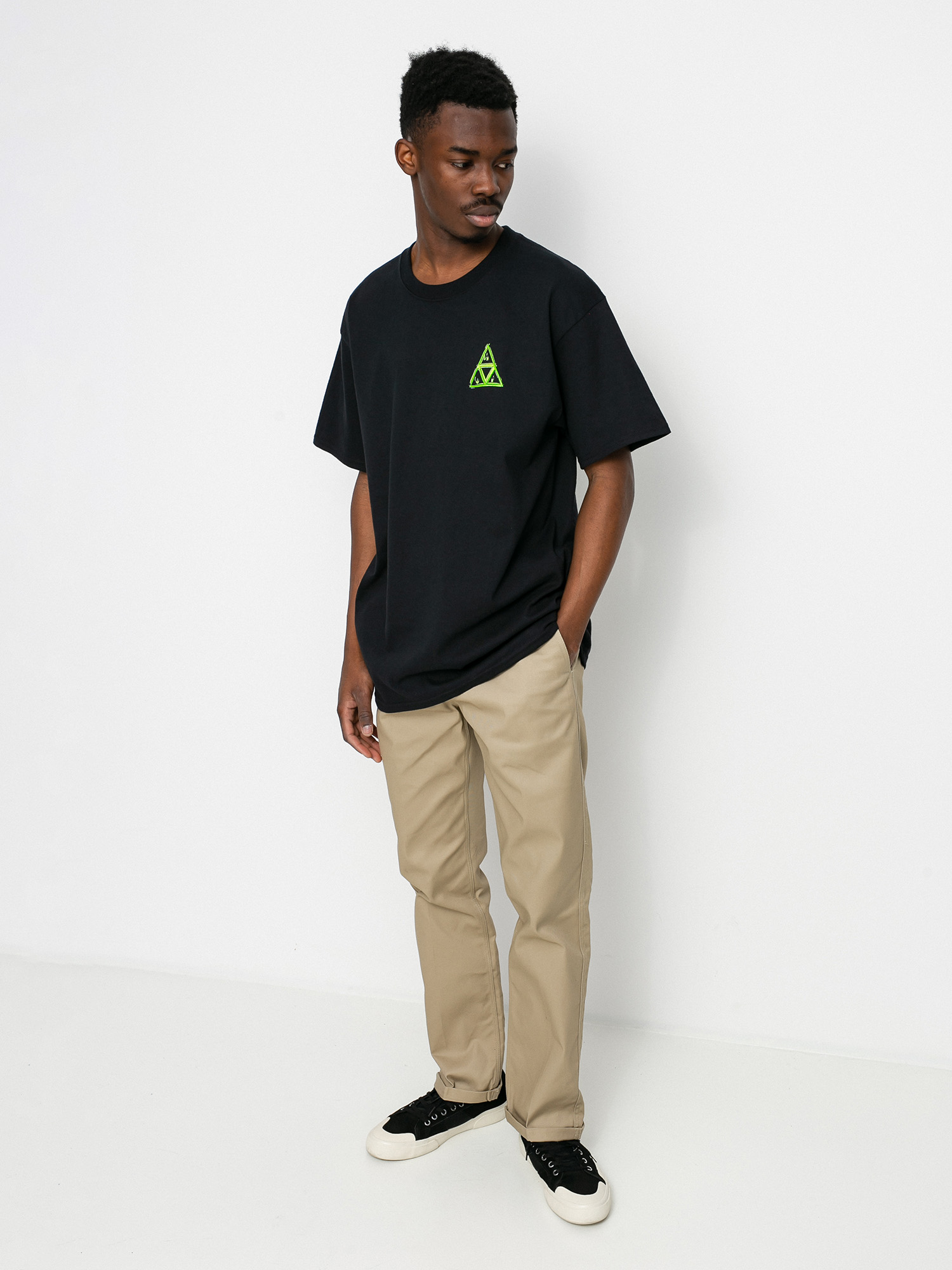 T-shirt HUF X 420 Green Buddy TT (black)