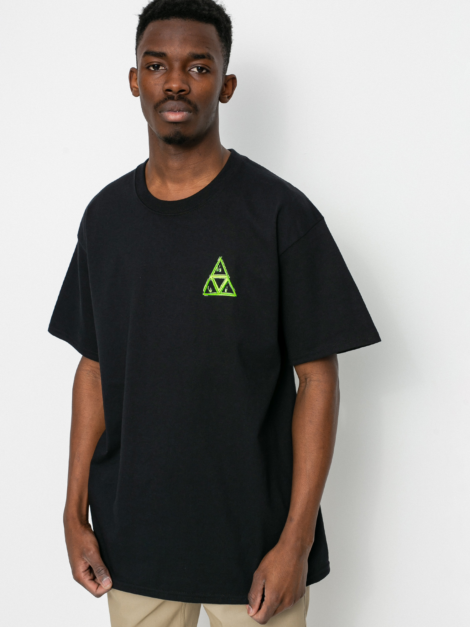 T-shirt HUF X 420 Green Buddy TT (black)