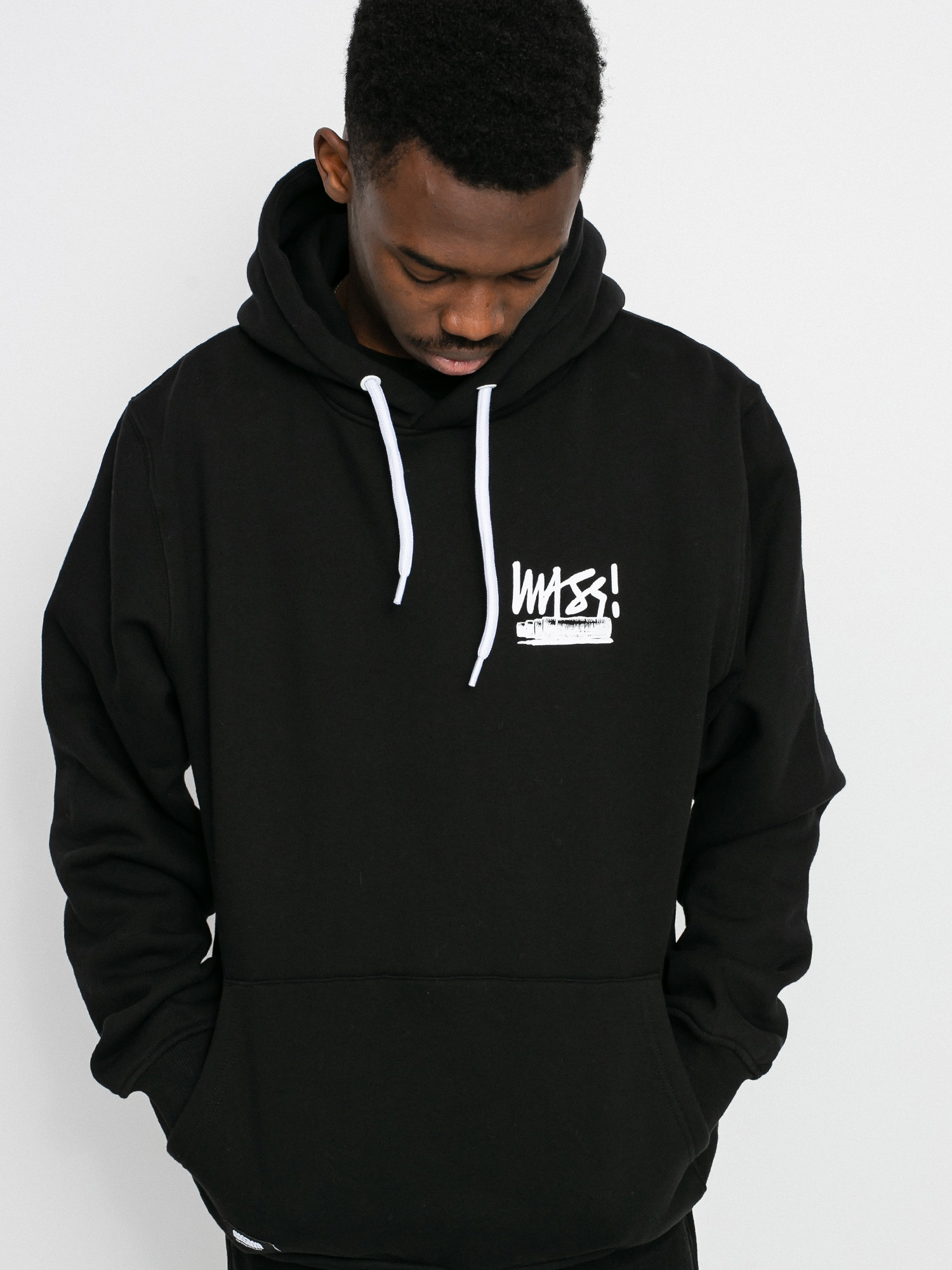 Bluza z kapturem MassDnm Just Tag It HD (black)