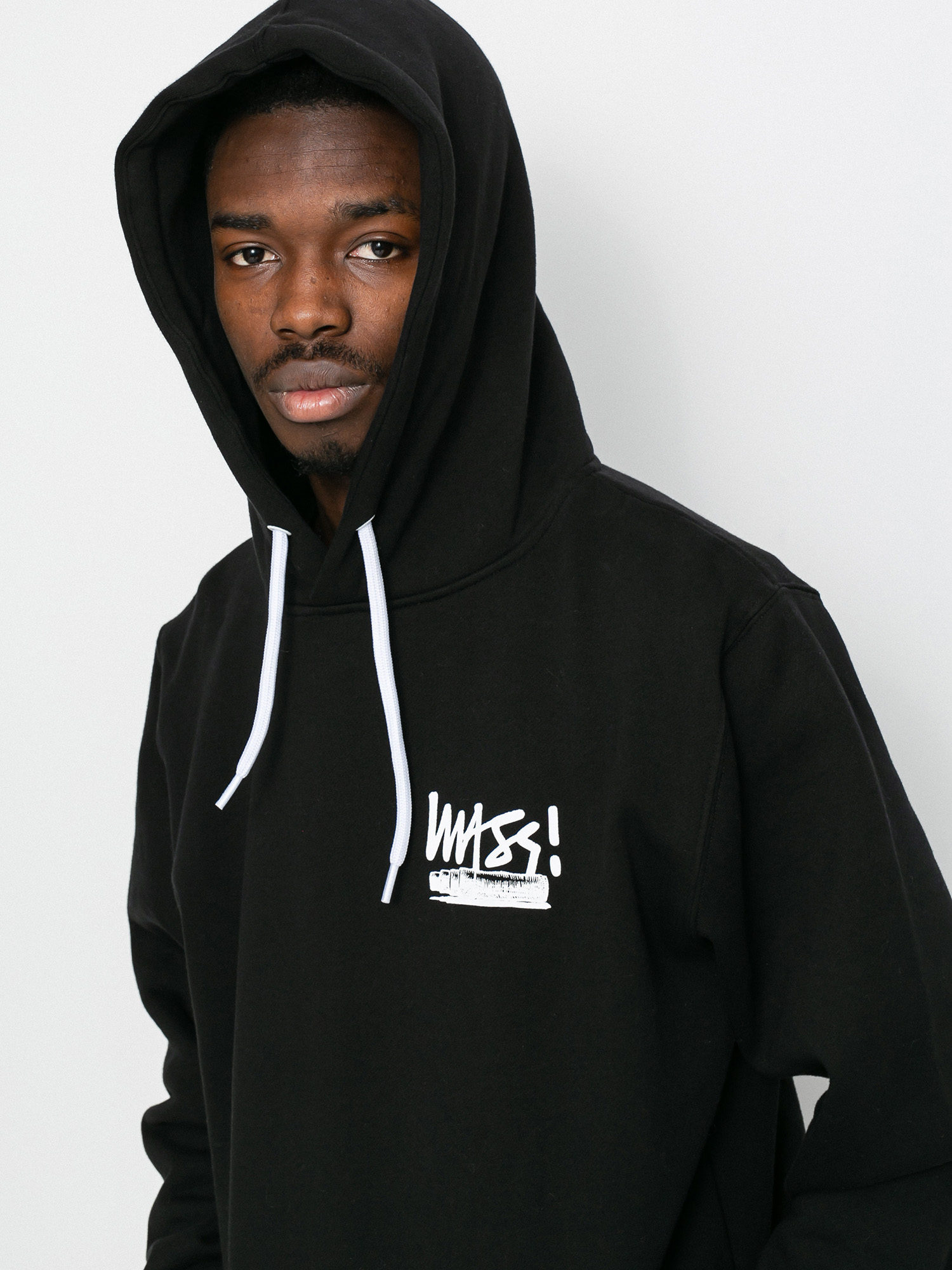 Bluza z kapturem MassDnm Just Tag It HD (black)