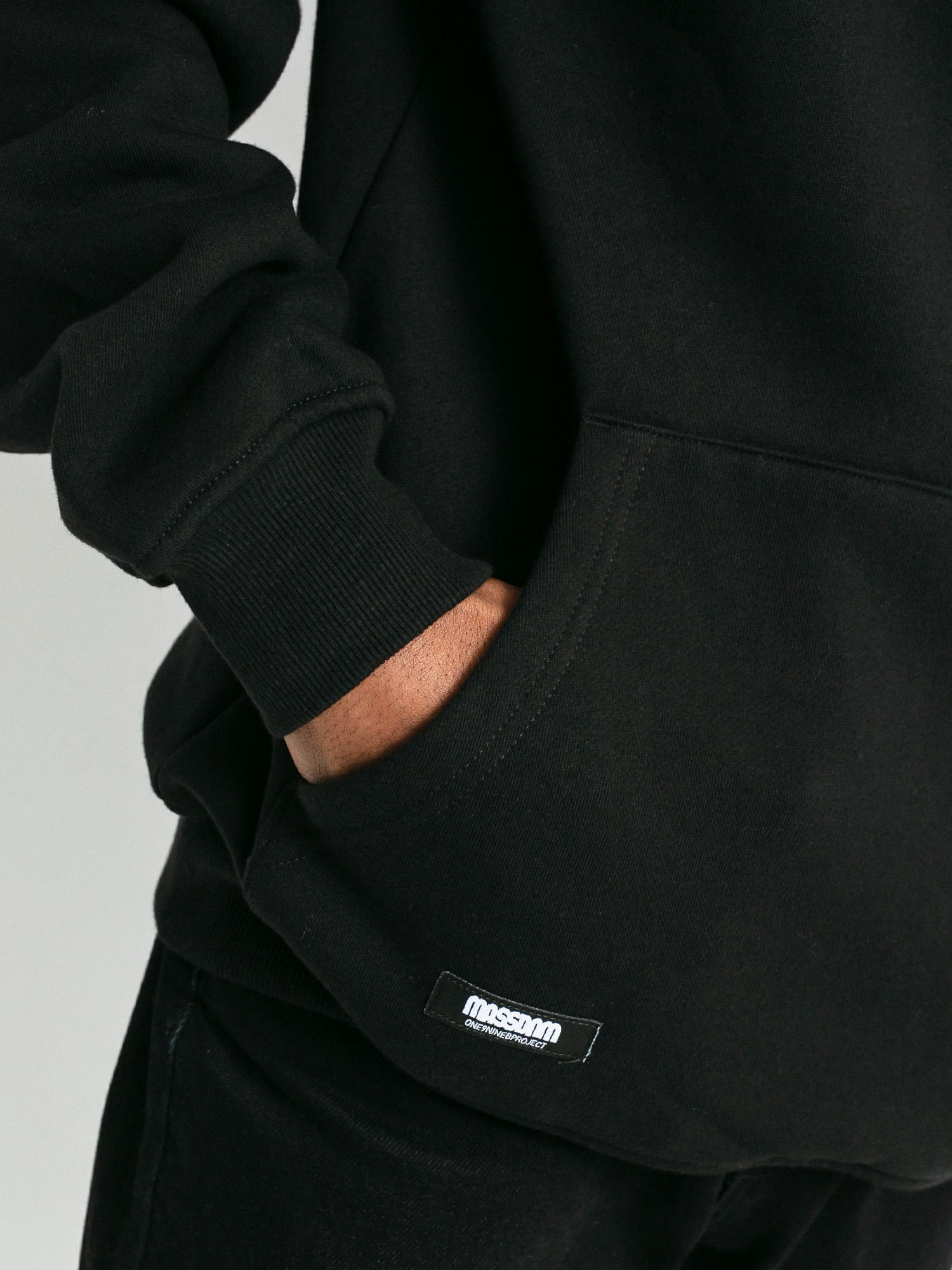 Bluza z kapturem MassDnm Just Tag It HD (black)