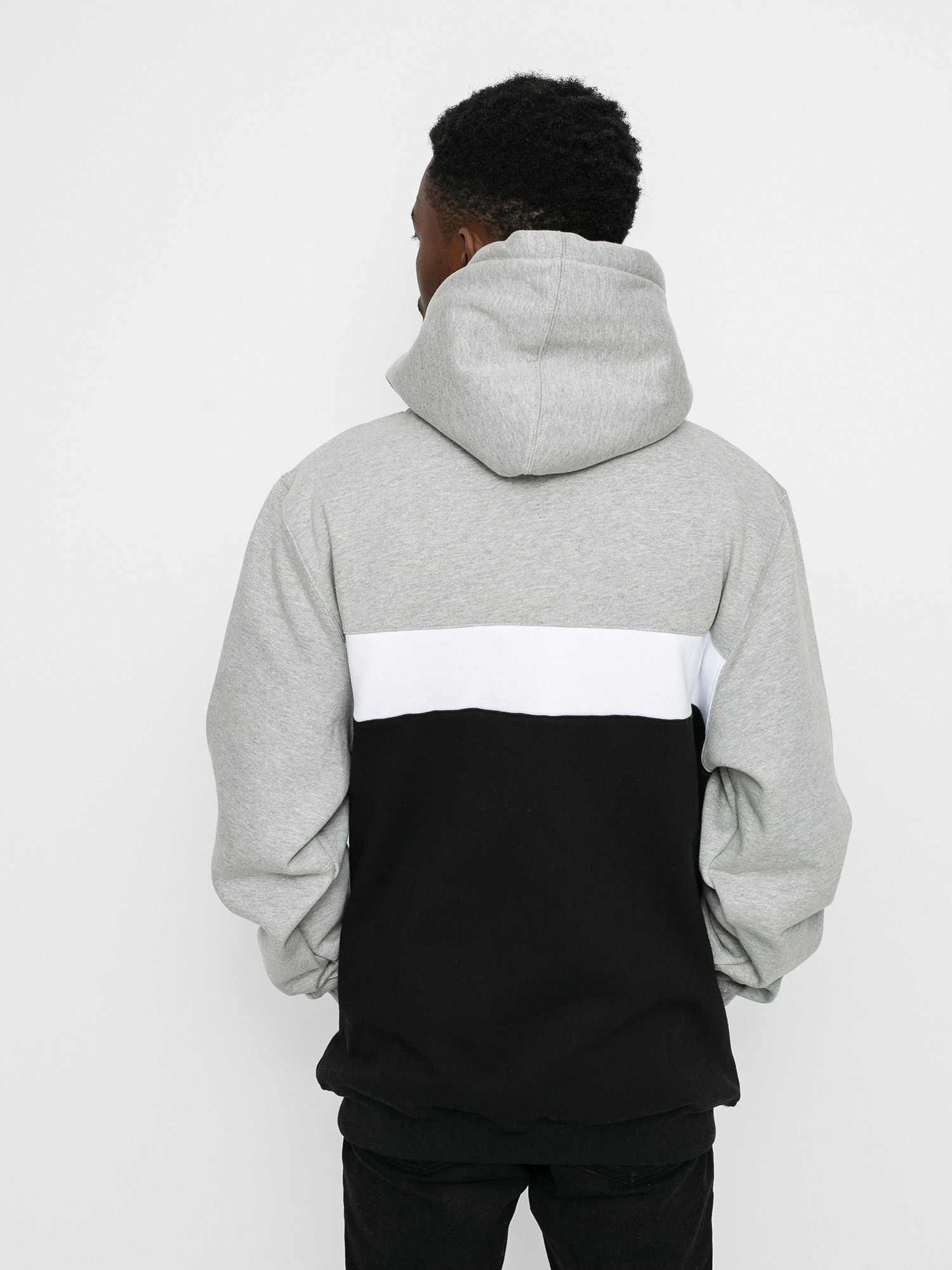 Bluza z kapturem MassDnm Special HD (light heather grey/black)
