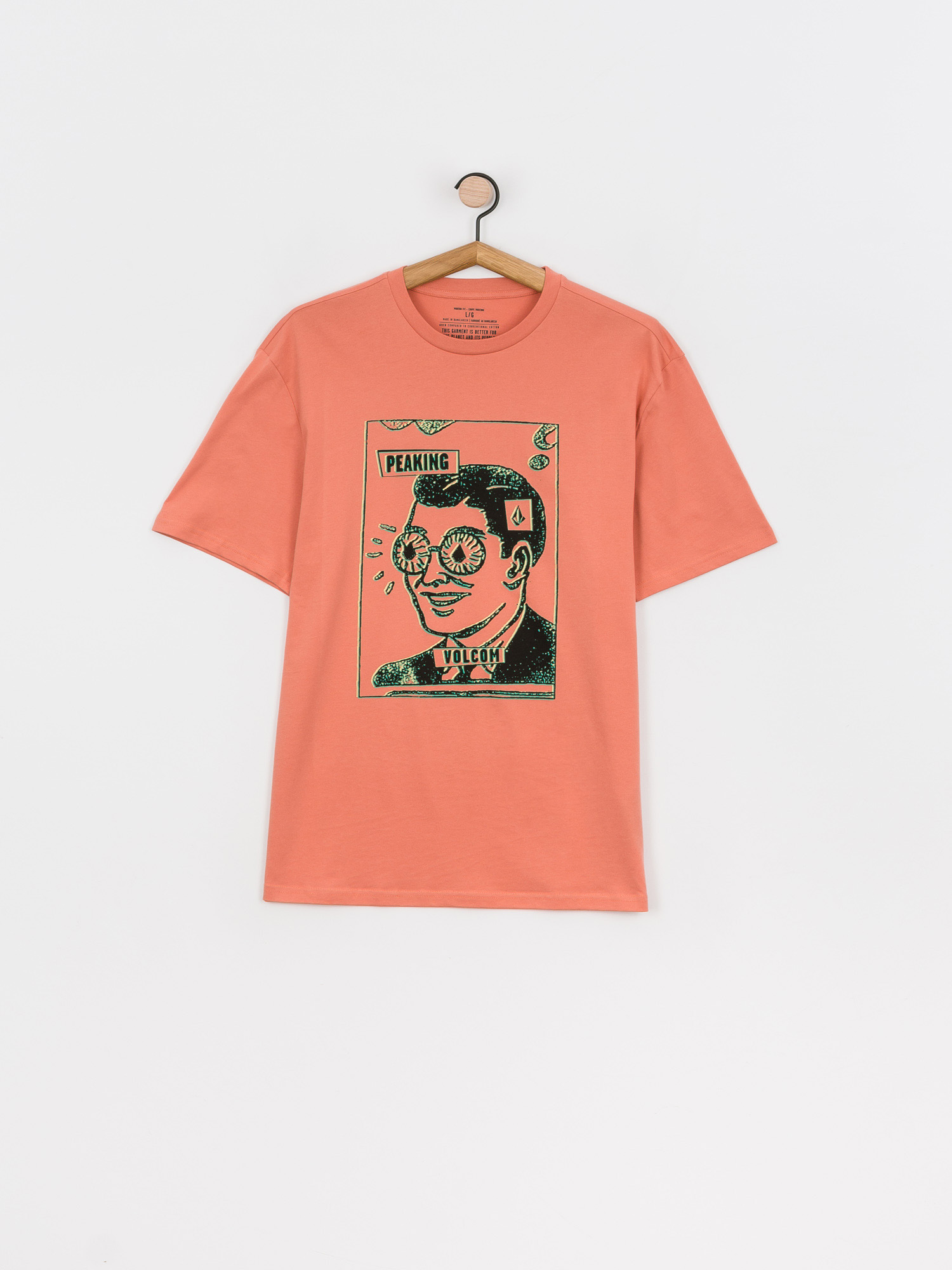 T-shirt Volcom Peaking (clay orange)
