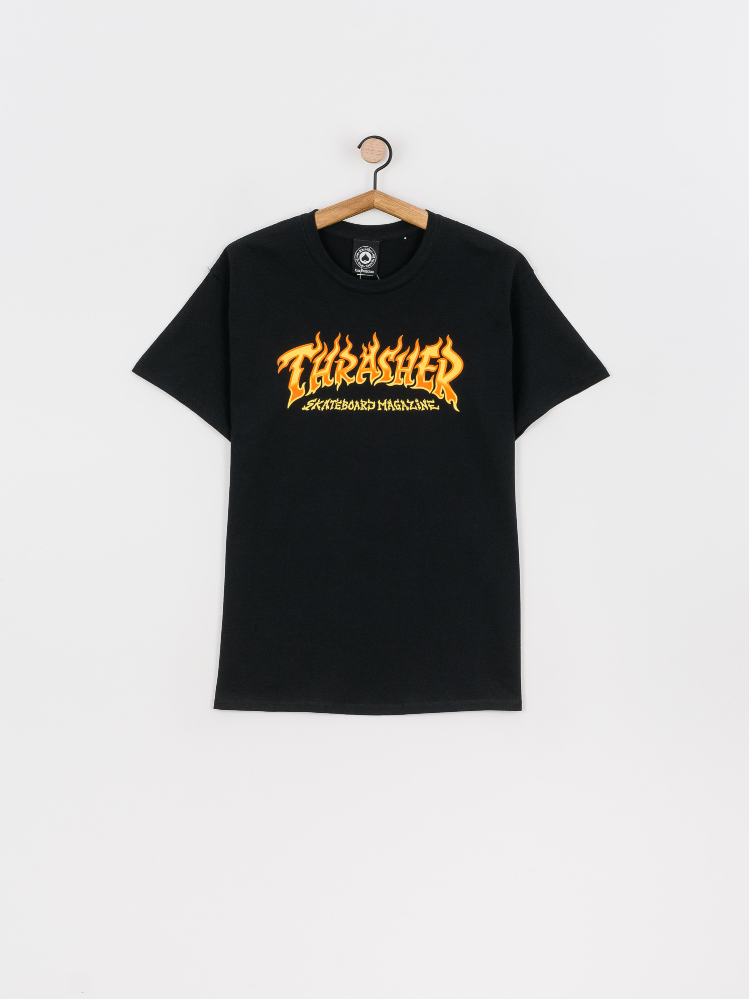 T-shirt Thrasher Fire Logo (black)