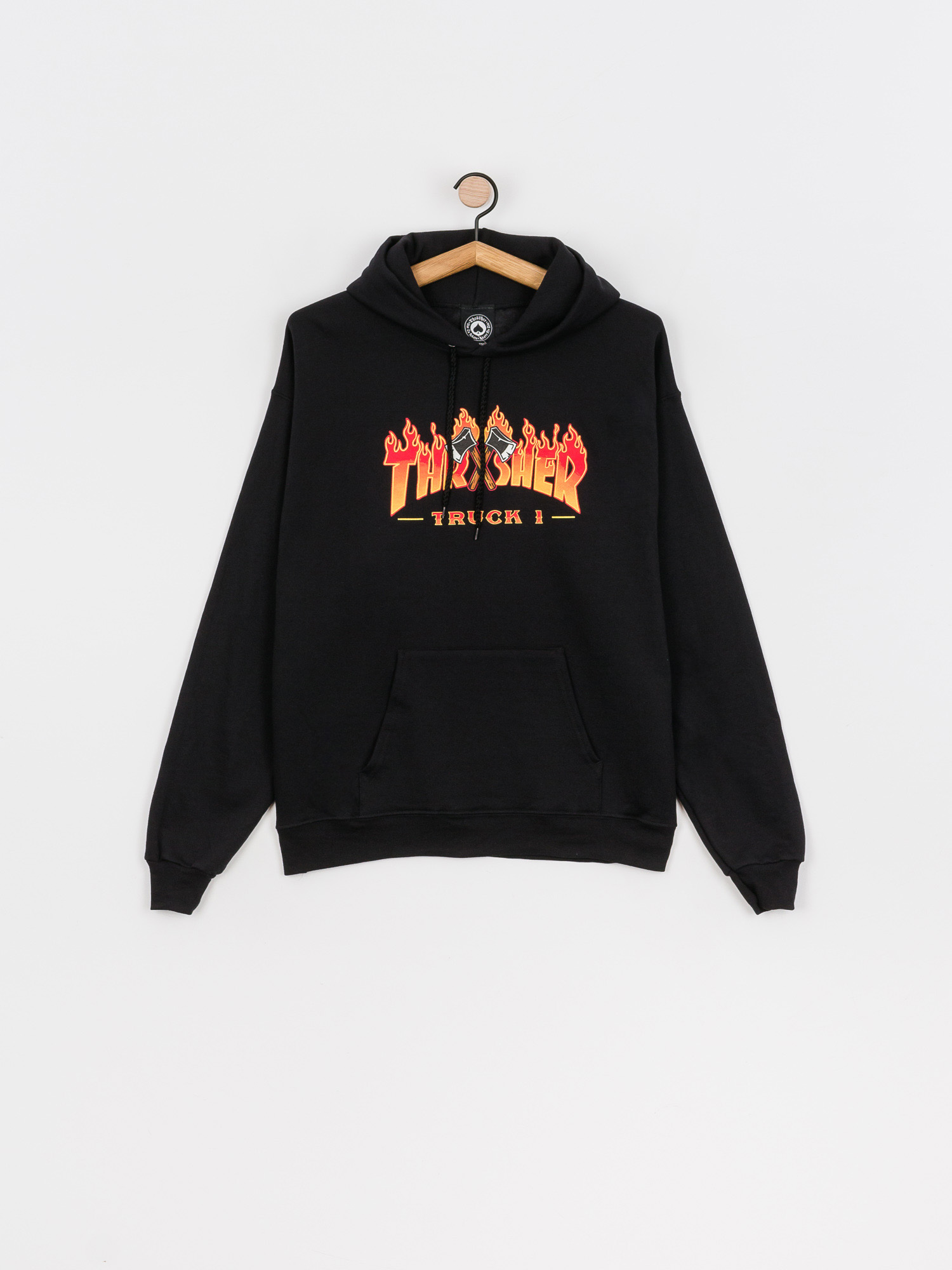 Bluza z kapturem Thrasher Truck 1 HD (black)