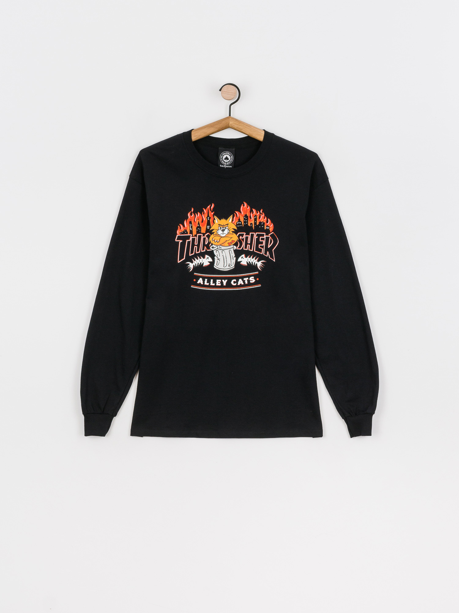 Longsleeve Thrasher Alley Cats (black)
