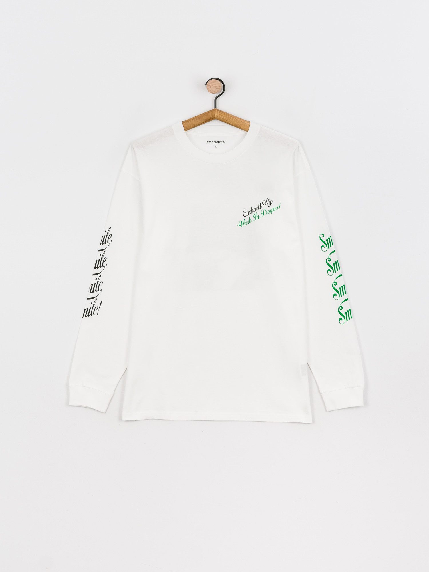 Longsleeve Carhartt WIP Smile (white)