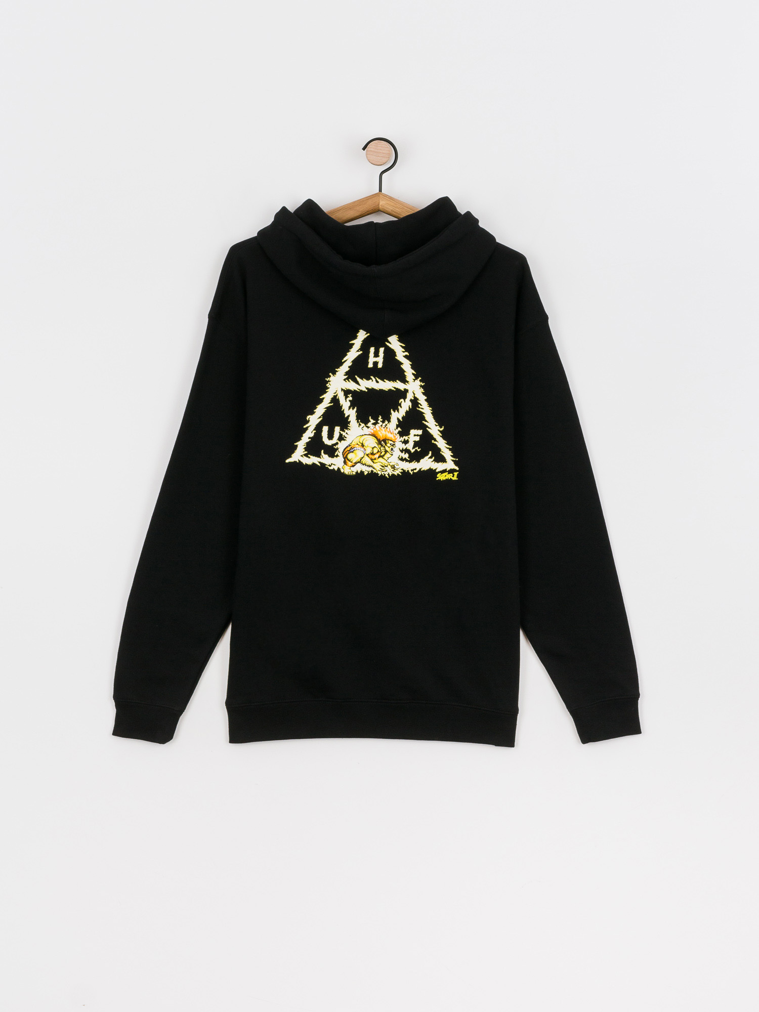 Bluza z kapturem HUF X Street Fighter Blanka HD (black)