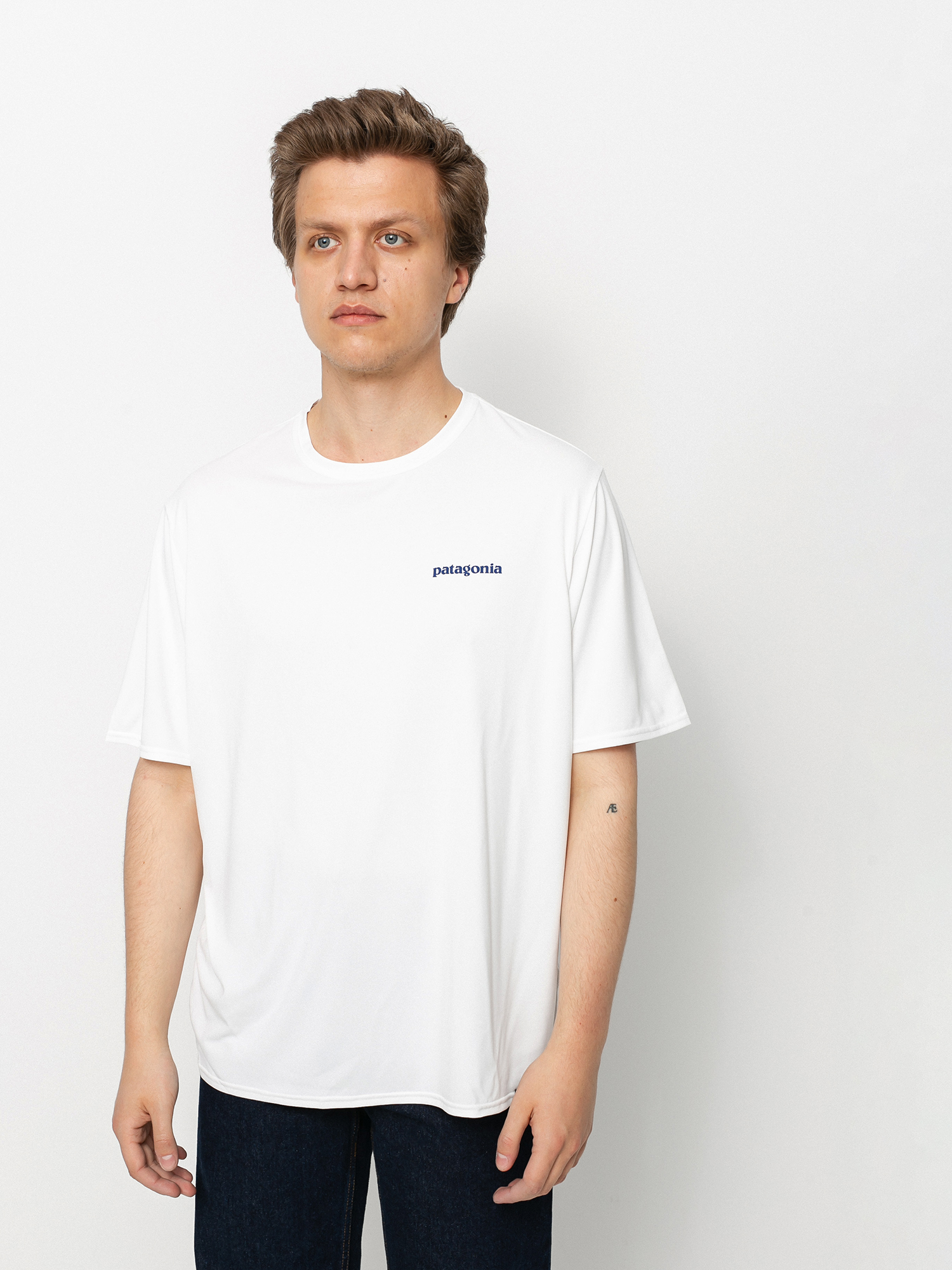 T-shirt Patagonia Cap Cool Daily Graphic (boardshort logo/white)
