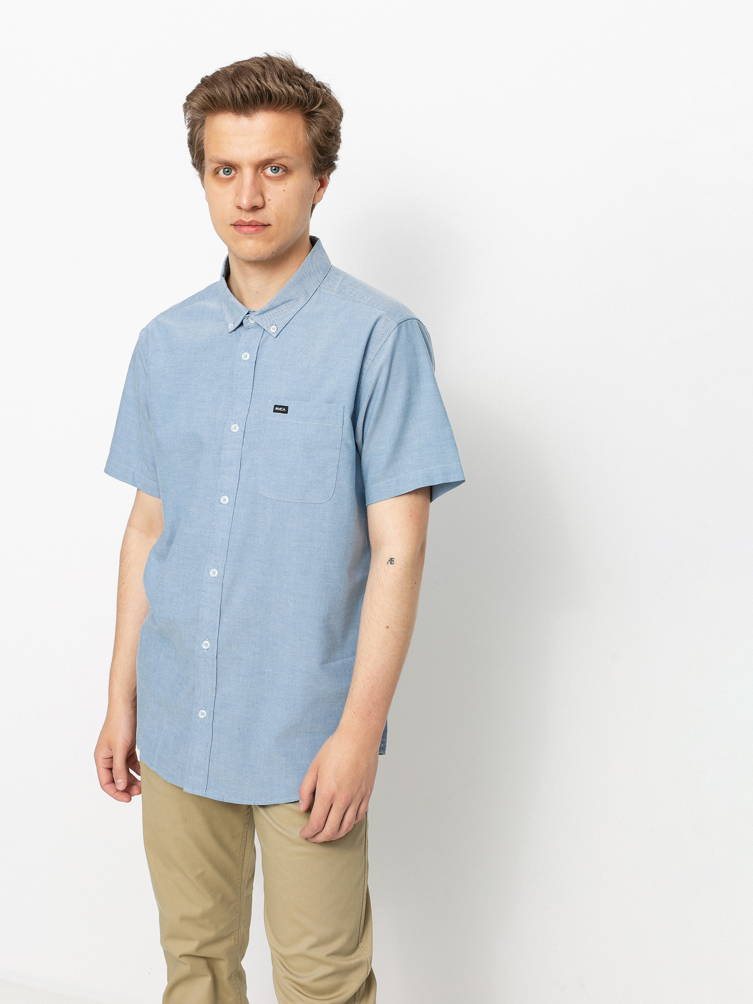 Koszula RVCA Thatll Do Stretch (oxford blue)
