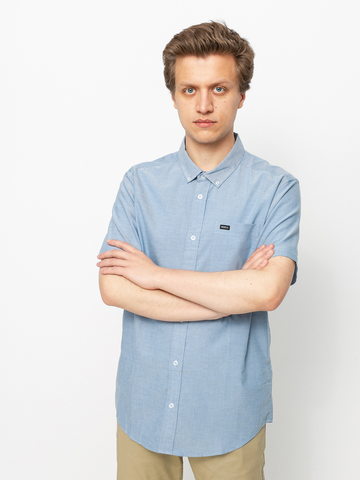 Koszula RVCA Thatll Do Stretch (oxford blue)