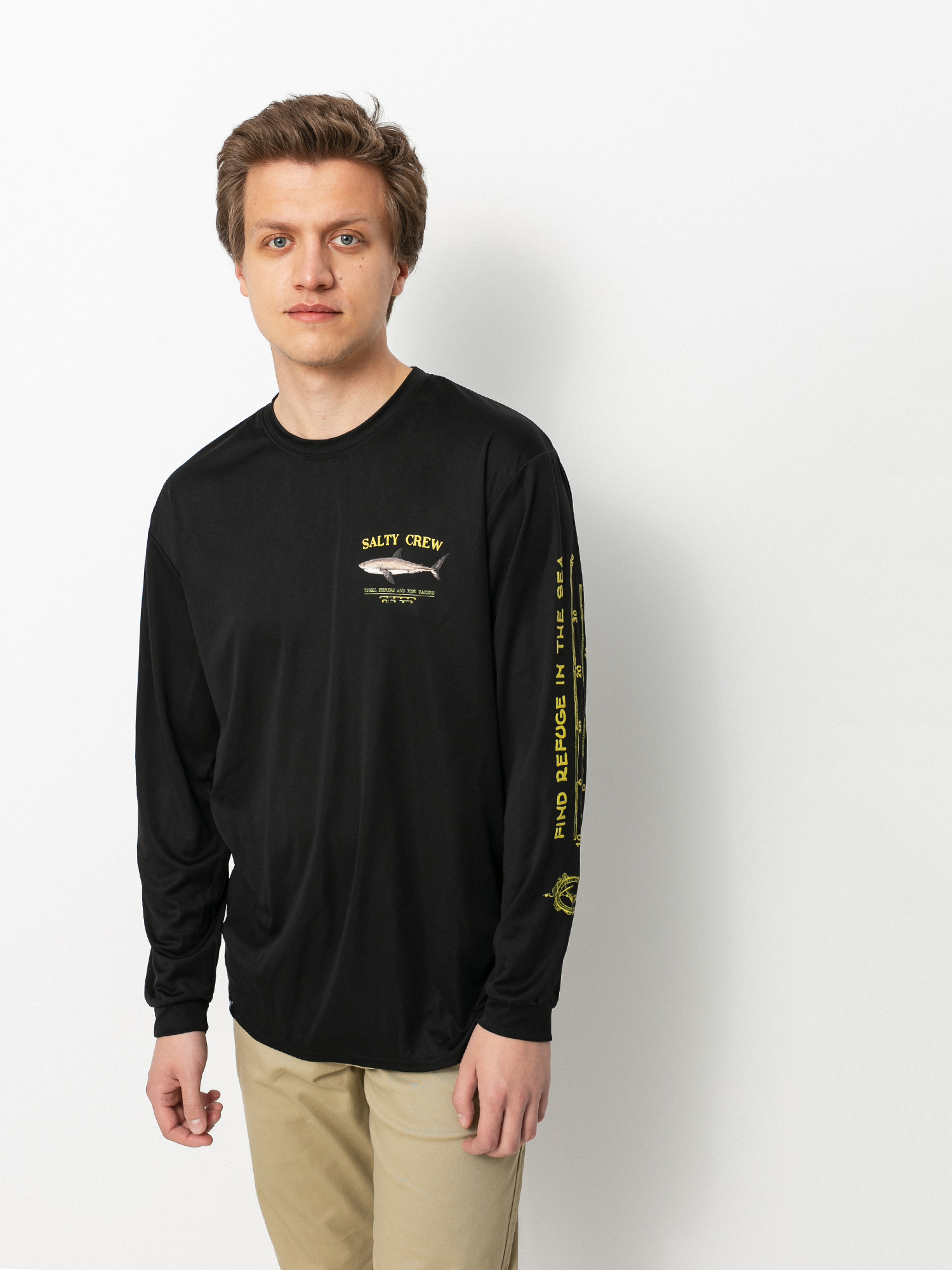 Longsleeve Salty Crew Bruce Rashguard (black)