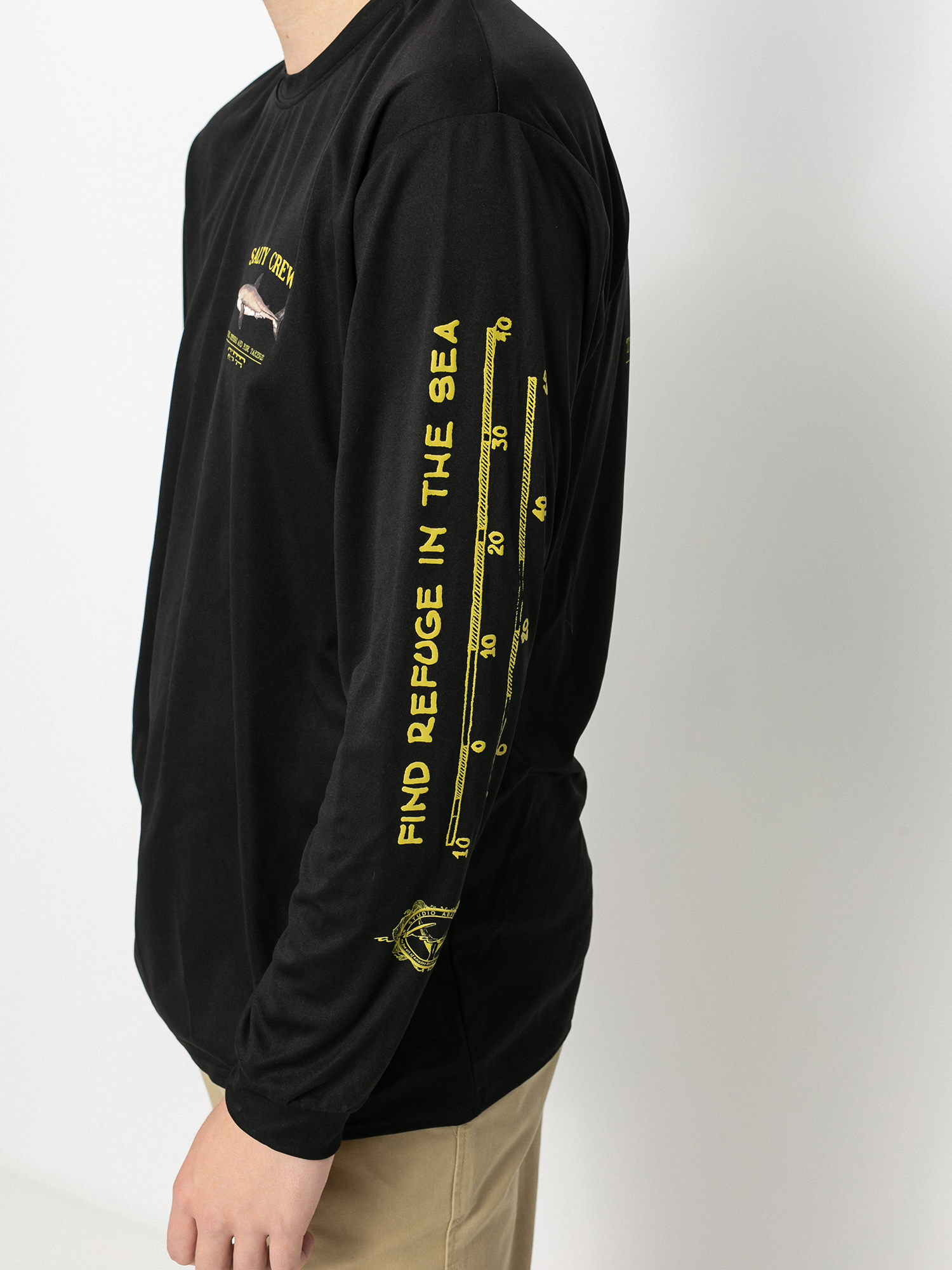 Longsleeve Salty Crew Bruce Rashguard (black)