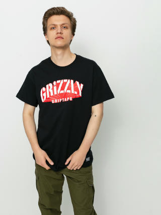 T-shirt Grizzly Griptape Universidad (black)