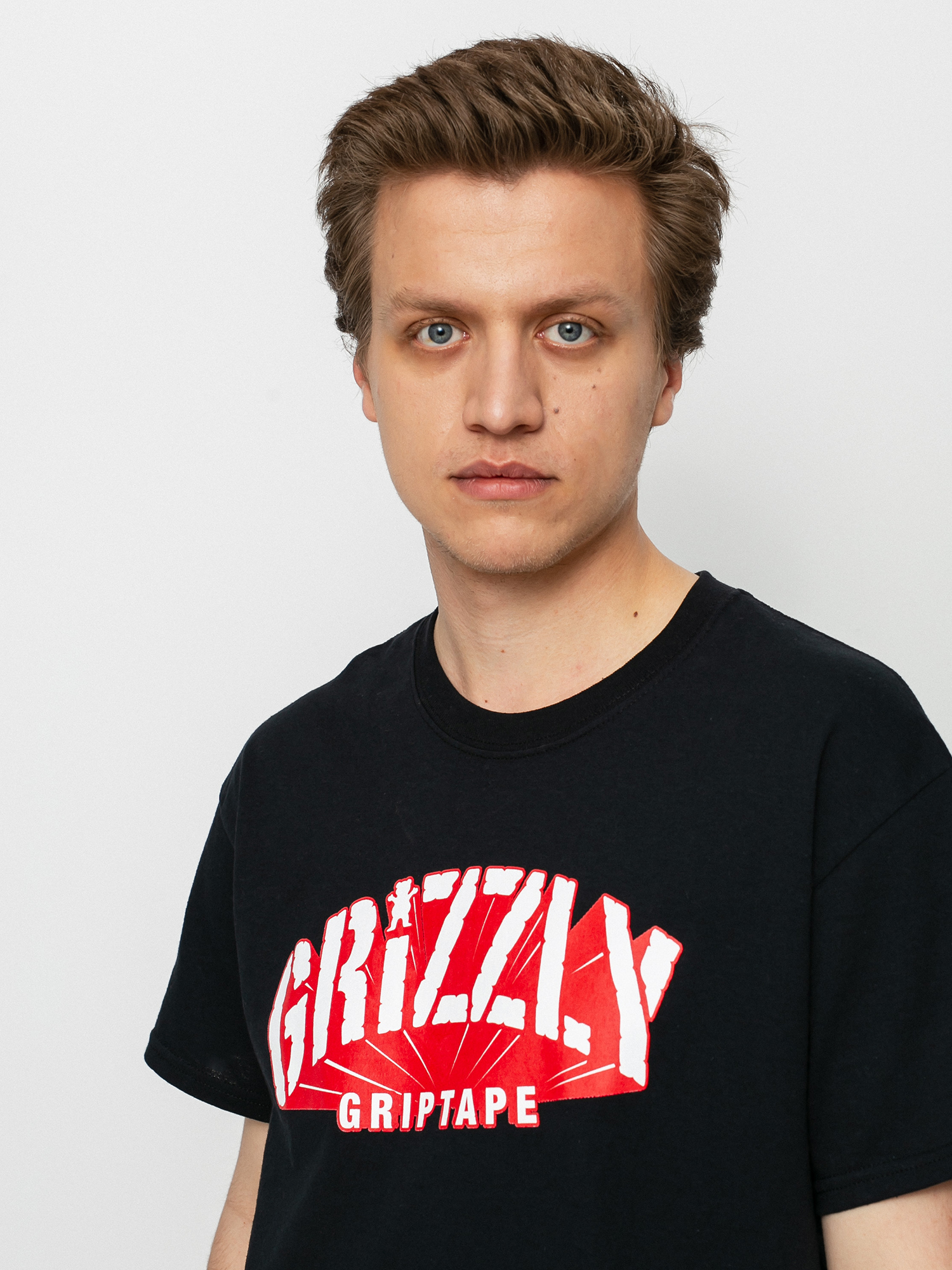 T-shirt Grizzly Griptape Universidad (black)