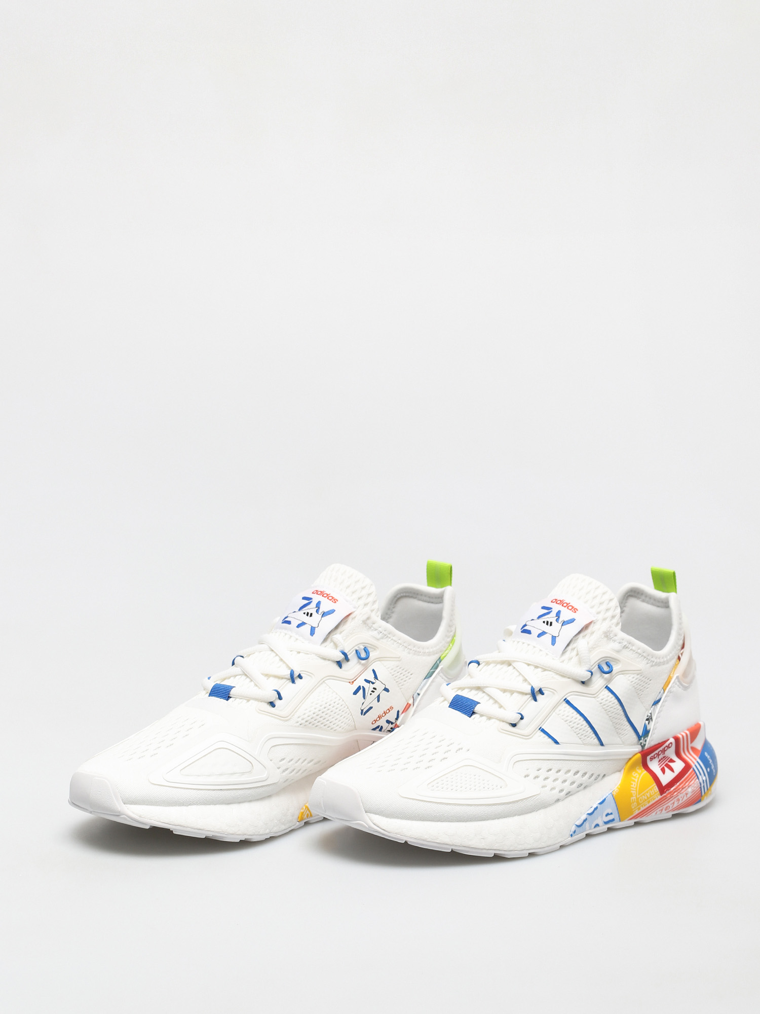 Buty adidas Originals Zx 2K Boost (ftwwht/blue/orange)