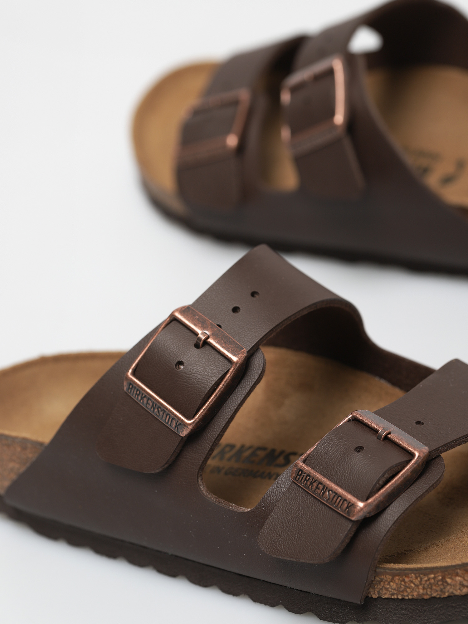 Klapki Birkenstock Arizona Narrow Wmn (bf dark brown)
