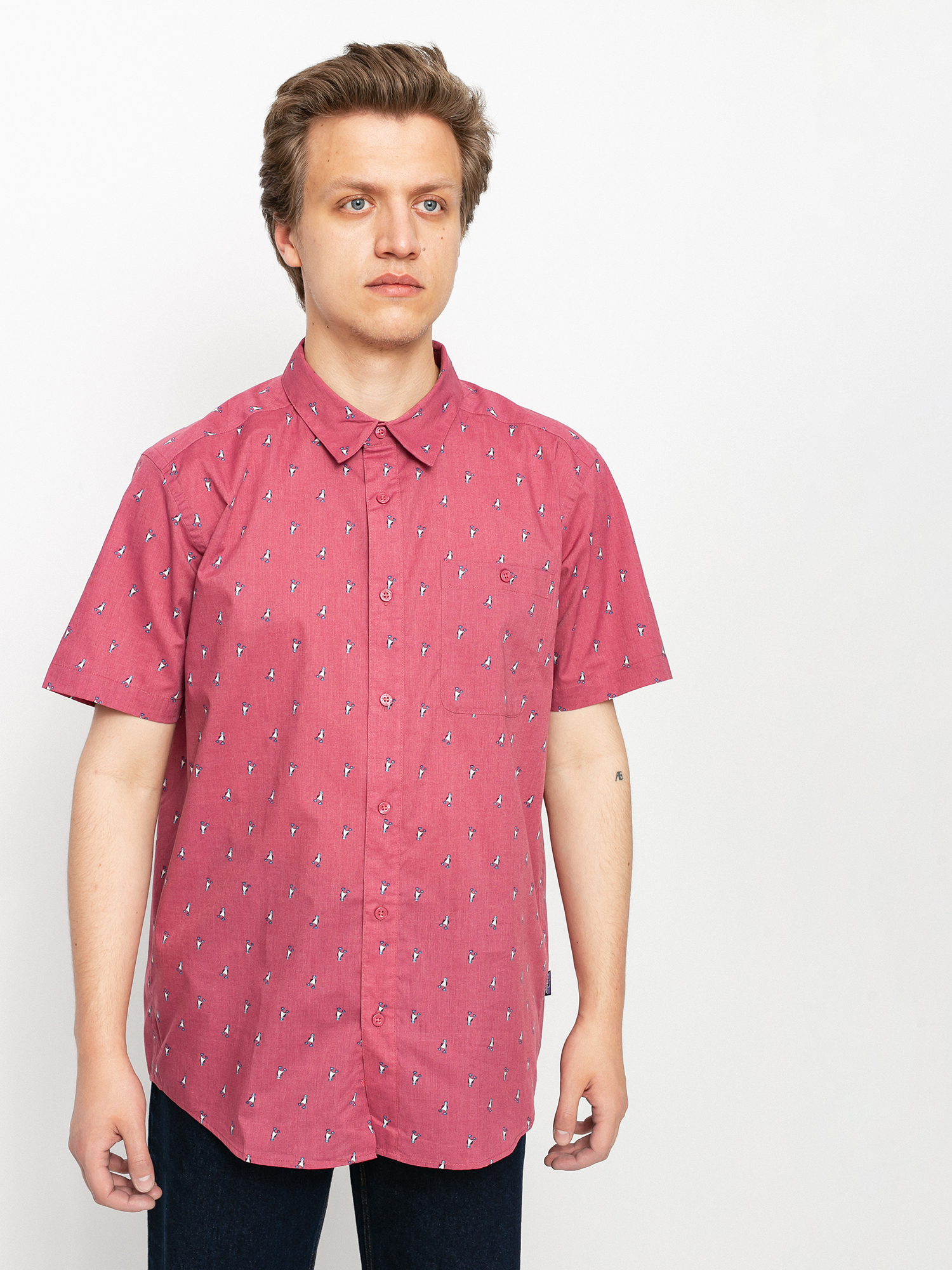 Koszula Patagonia Go To (blue prints micro/star pink)