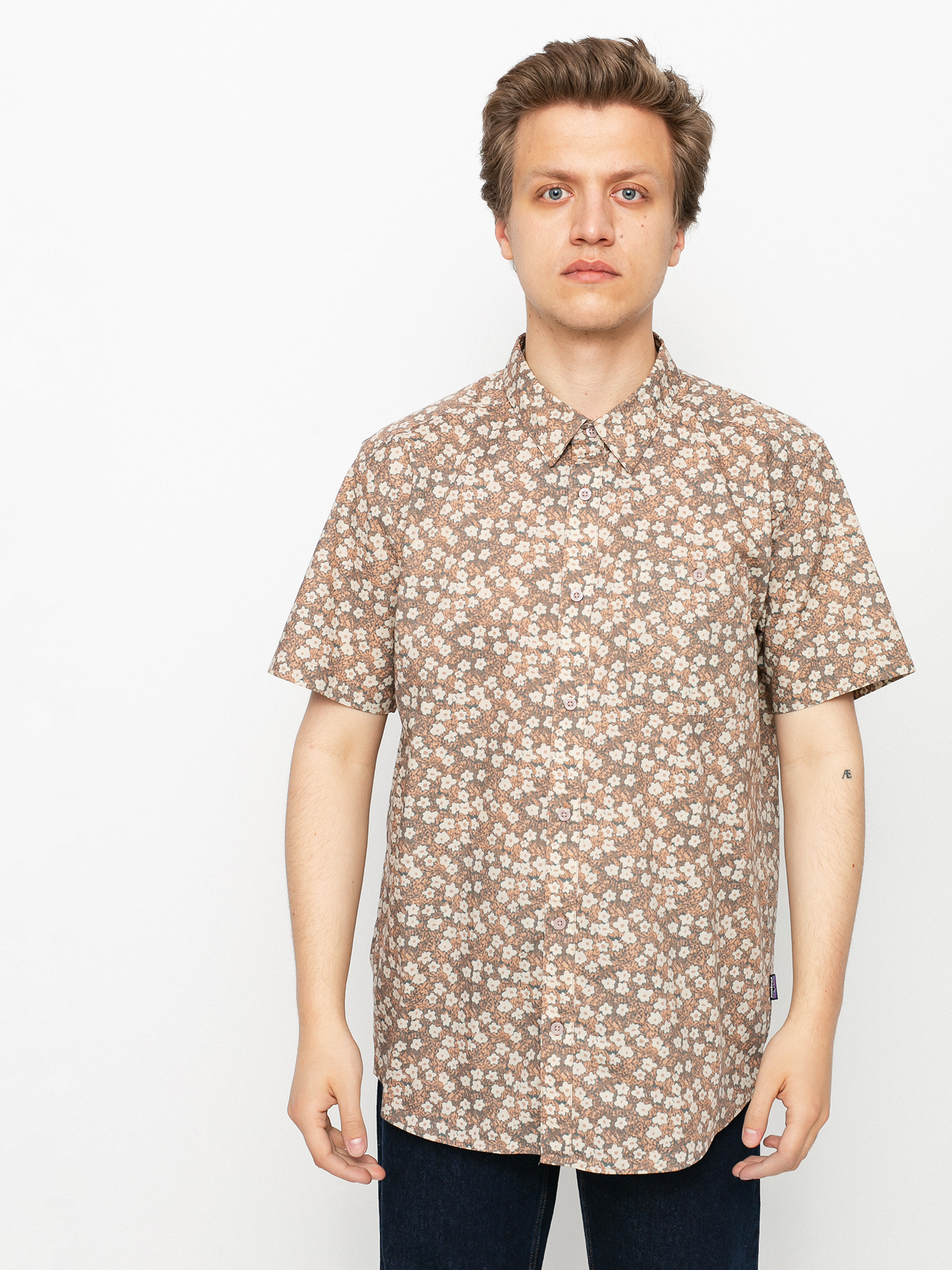 Koszula Patagonia Go To (floral moss/stingray mauve)